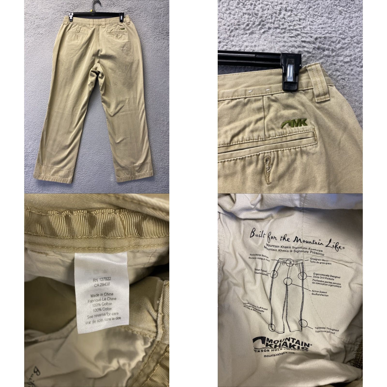 Mountain Khakis Mountain Khakis Pants Mens 34x32 Khaki Straight 5-Pocket Classic Canvas Outdoor Rugged Heritage /0103 Size US 34 / EU 50 - 8 Thumbnail
