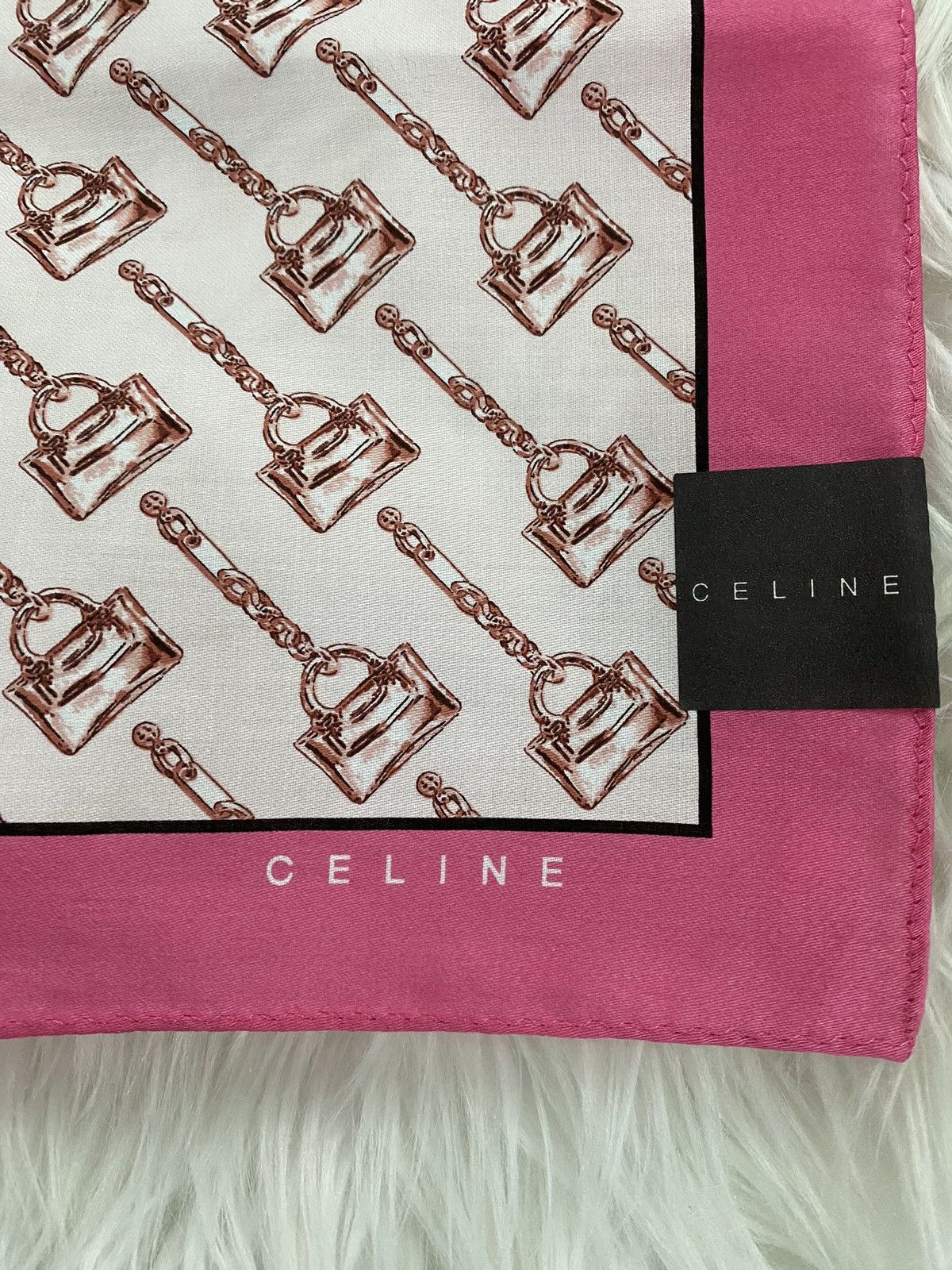 Celine Authentic Celine Smell scarf Size ONE SIZE - 5 Thumbnail