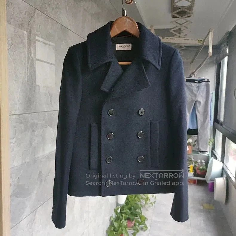 Saint Laurent Paris Saint Laurent Paris Blue short jacket. Size US S / EU 44-46 / 1 - 1 Thumbnail