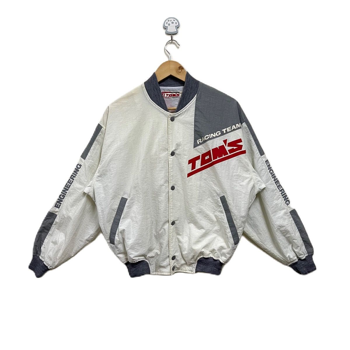 Toms Vintage 90s Toms Racing Team Toyota jacket windbreaker Size US L / EU 52-54 / 3 - 1 Thumbnail