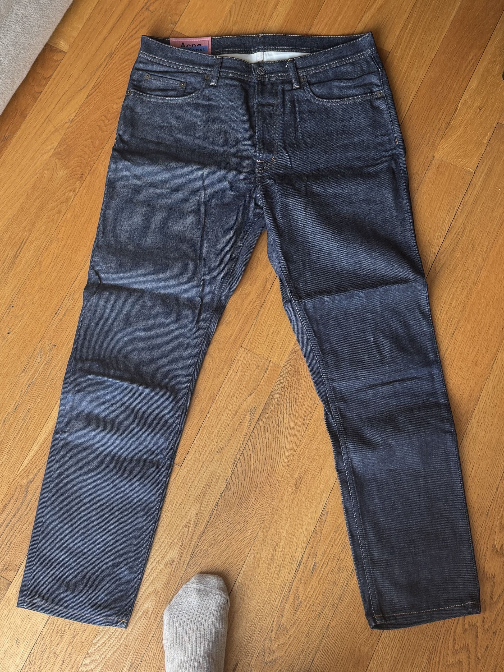 Acne Studios Bla Konst River Jeans – Indigo Size US 33 - 1 Thumbnail