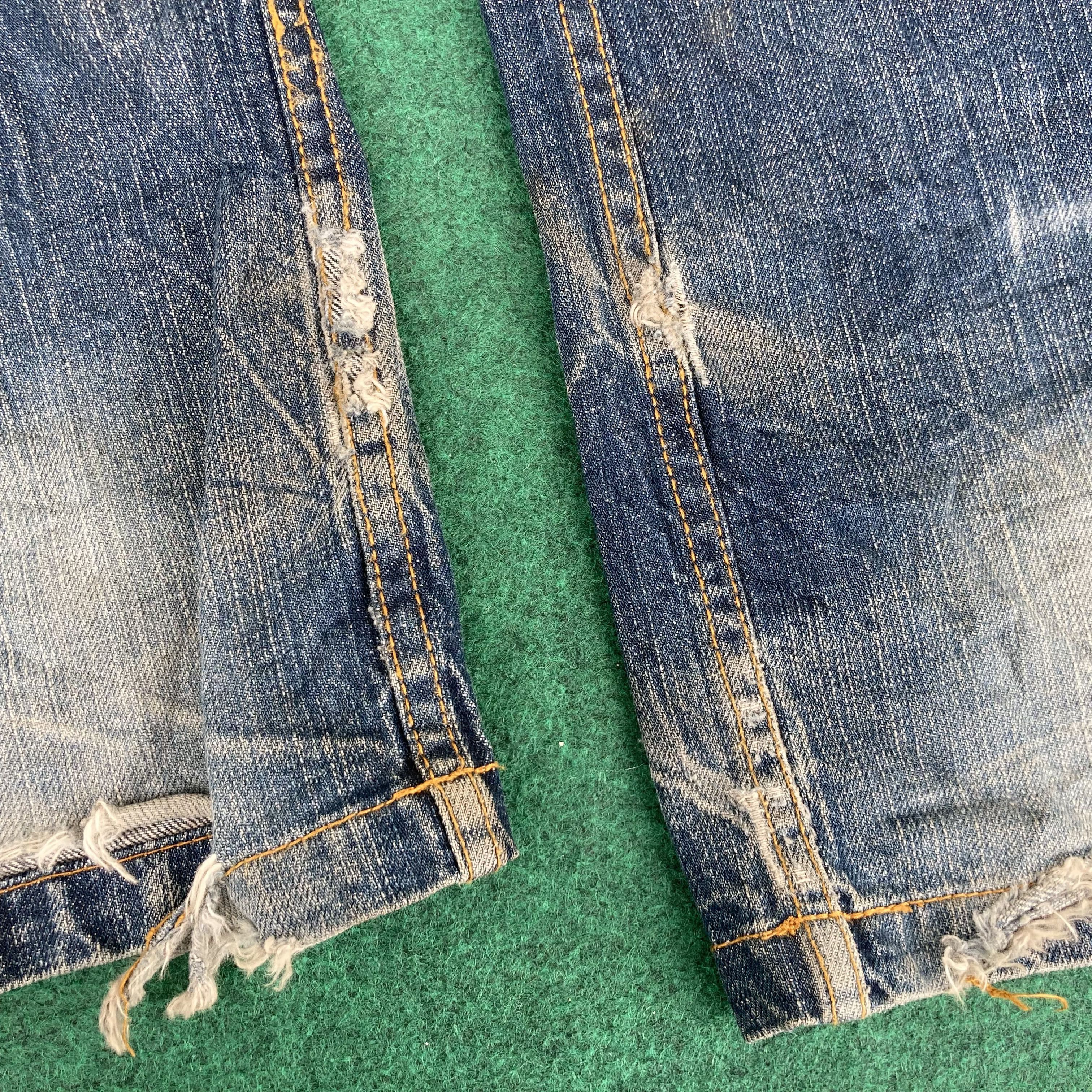 Japanese Brand Vtg Front Pocket Trouser Size 30 Punk Style Streetwear Jeans Size US 30 / EU 46 - 9 Thumbnail