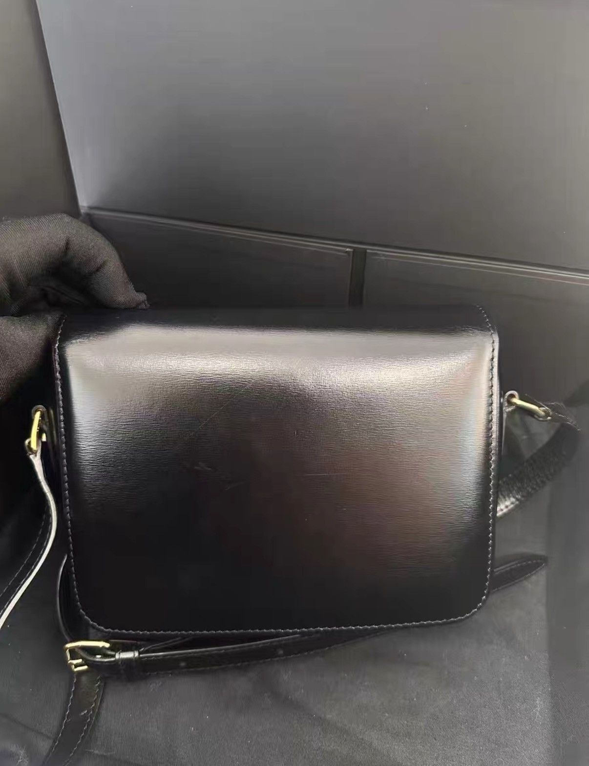 Celine Celine Teen Triomphe Box triumphant box bag J38 Size ONE SIZE - 2 Thumbnail