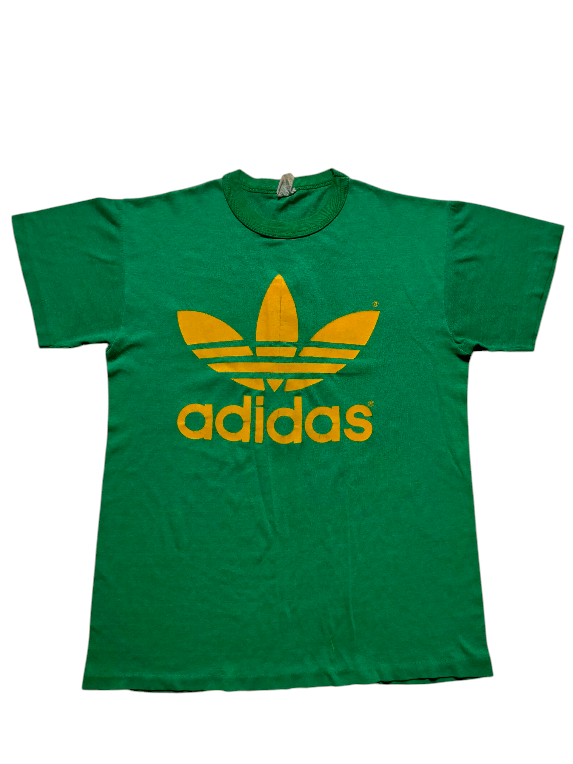 Adidas Vintage 80 adidas trefoil single stich tee Size US S / EU 44-46 / 1 - 1 Thumbnail