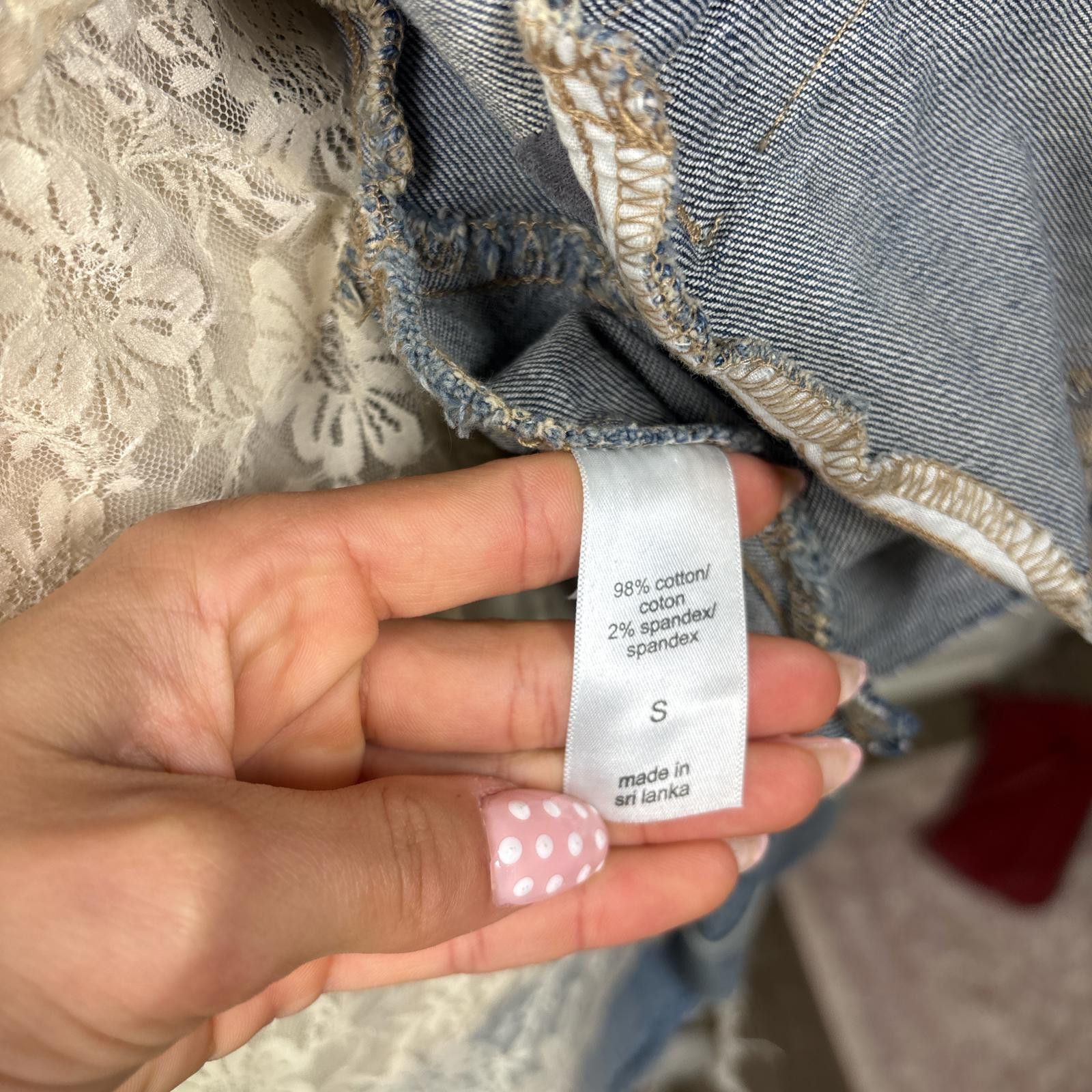 Other y2k denim distressed ruffle jacket Size S / US 4 / IT 40 - 6 Thumbnail