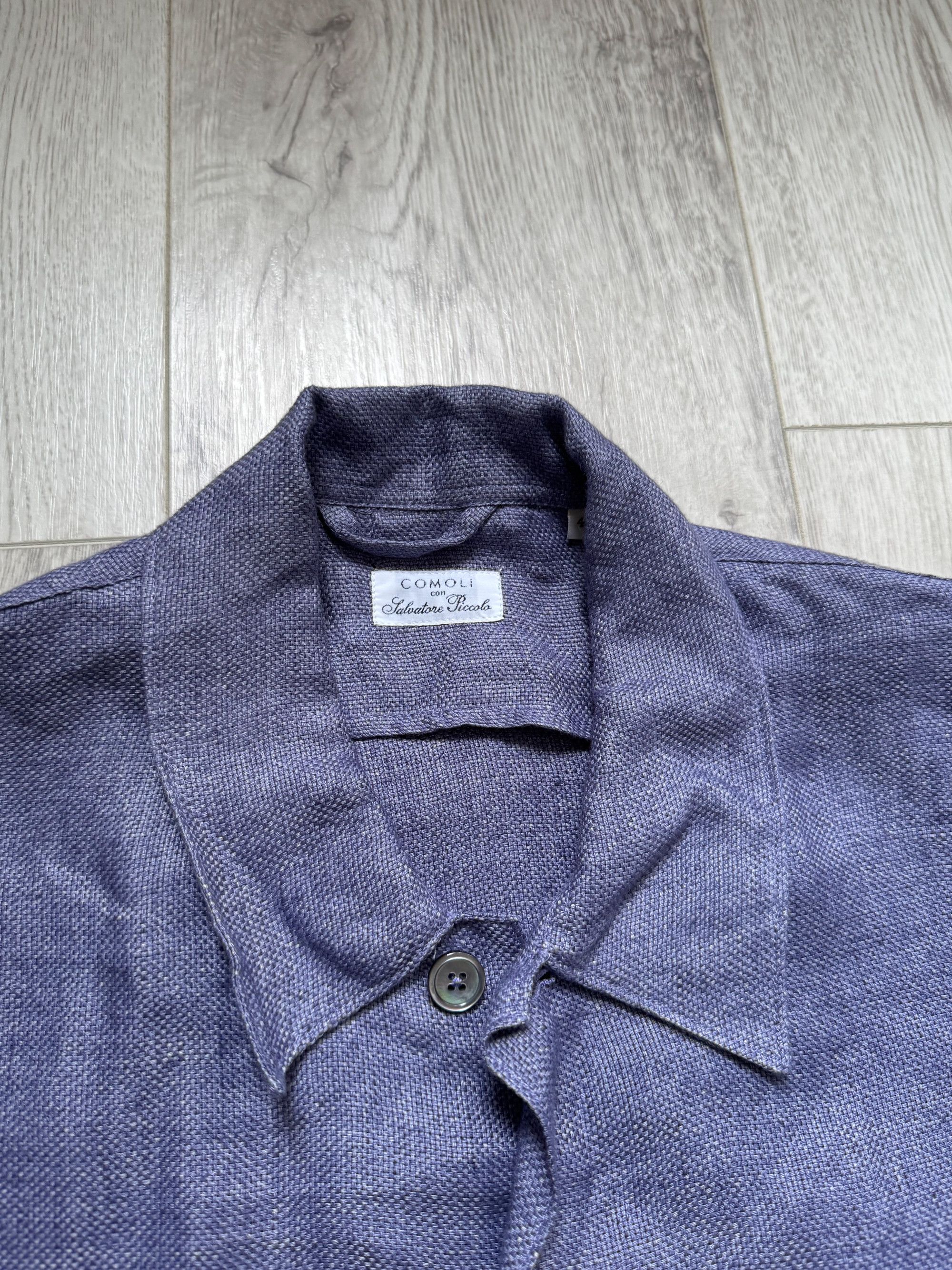 Comoli Comoli Japan 100% Linen Oversized Shirt Size 2 (46) - M Size US M / EU 48-50 / 2 - 6 Thumbnail