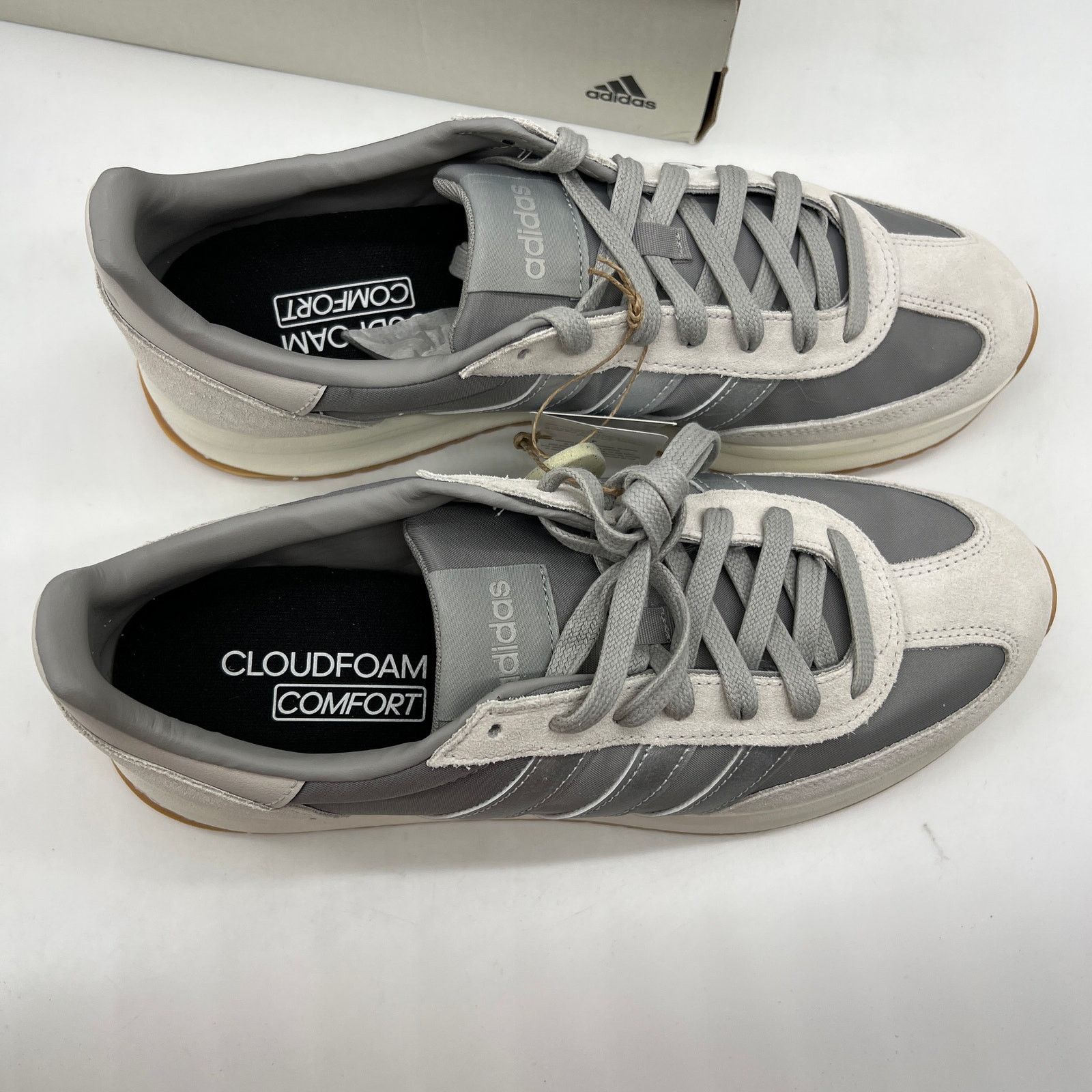 Airwalk Adidas Running Shoes Womens Size 11 US Gray Silver Size US 11 / EU 44 - 4 Thumbnail