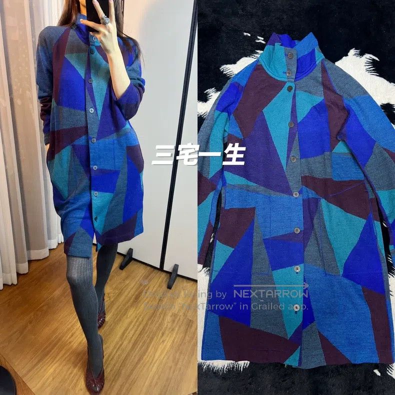 Issey Miyake Issey Miyake Wool Jacket Dress Size M / US 6-8 / IT 42-44 - 1 Thumbnail