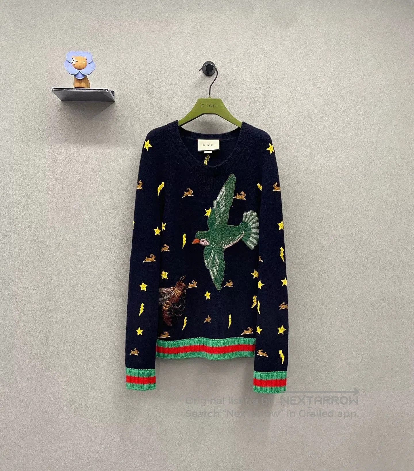 Gucci Gucci Embroidered Print Sweater. Size S / US 4 / IT 40 - 1 Thumbnail