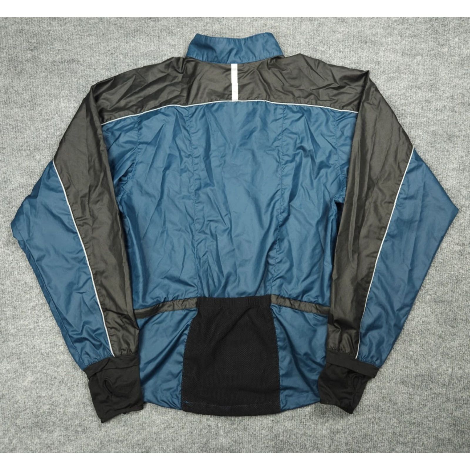 The North Face VINTAGE The North Face Windbreaker Jacket Men's Medium Blue Black Polyester Full Zip Size US M / EU 48-50 / 2 - 4 Thumbnail