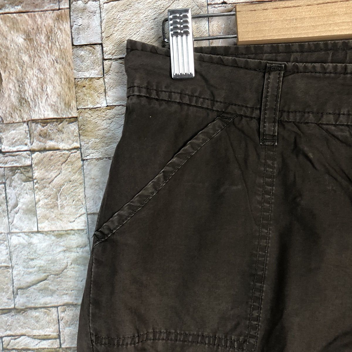 Uniqlo × Vintage Uniqlo vintage Dark Brown Cropped Pants #A325 Size 26" / US 2 / IT 38 - 8 Thumbnail