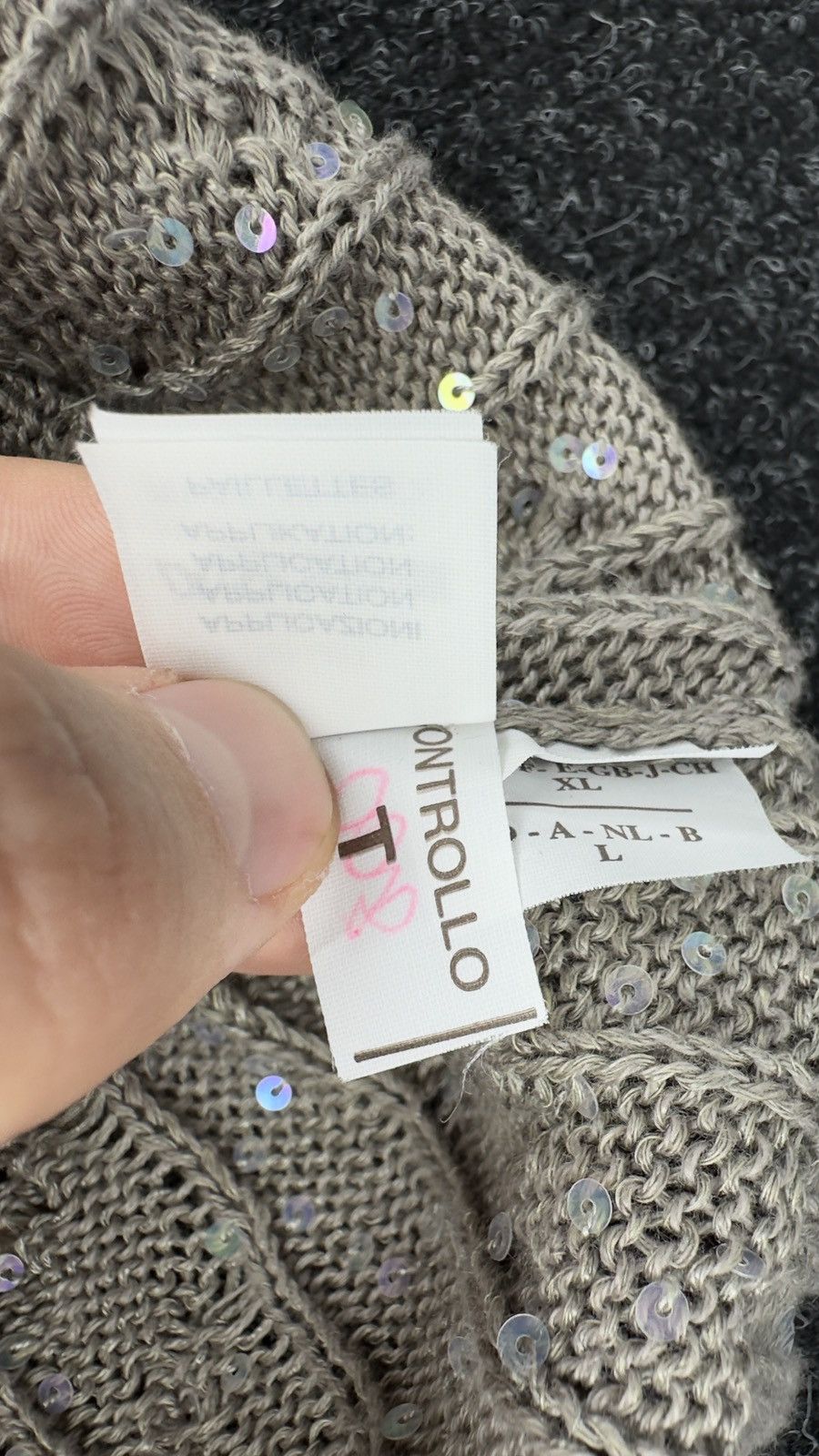 Brunello Cucinelli Brunello Cucinelli Linen Silk Sequin Knit Sweater Size M/L Size L / US 10 / IT 46 - 18 Thumbnail