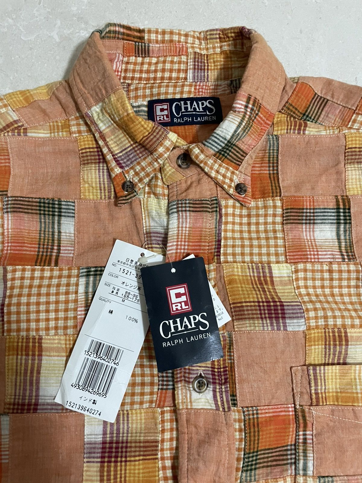 Chaps Ralph Lauren Chaps Ralph Lauren Pacthwork Tshirt Size US M / EU 48-50 / 2 - 4 Thumbnail
