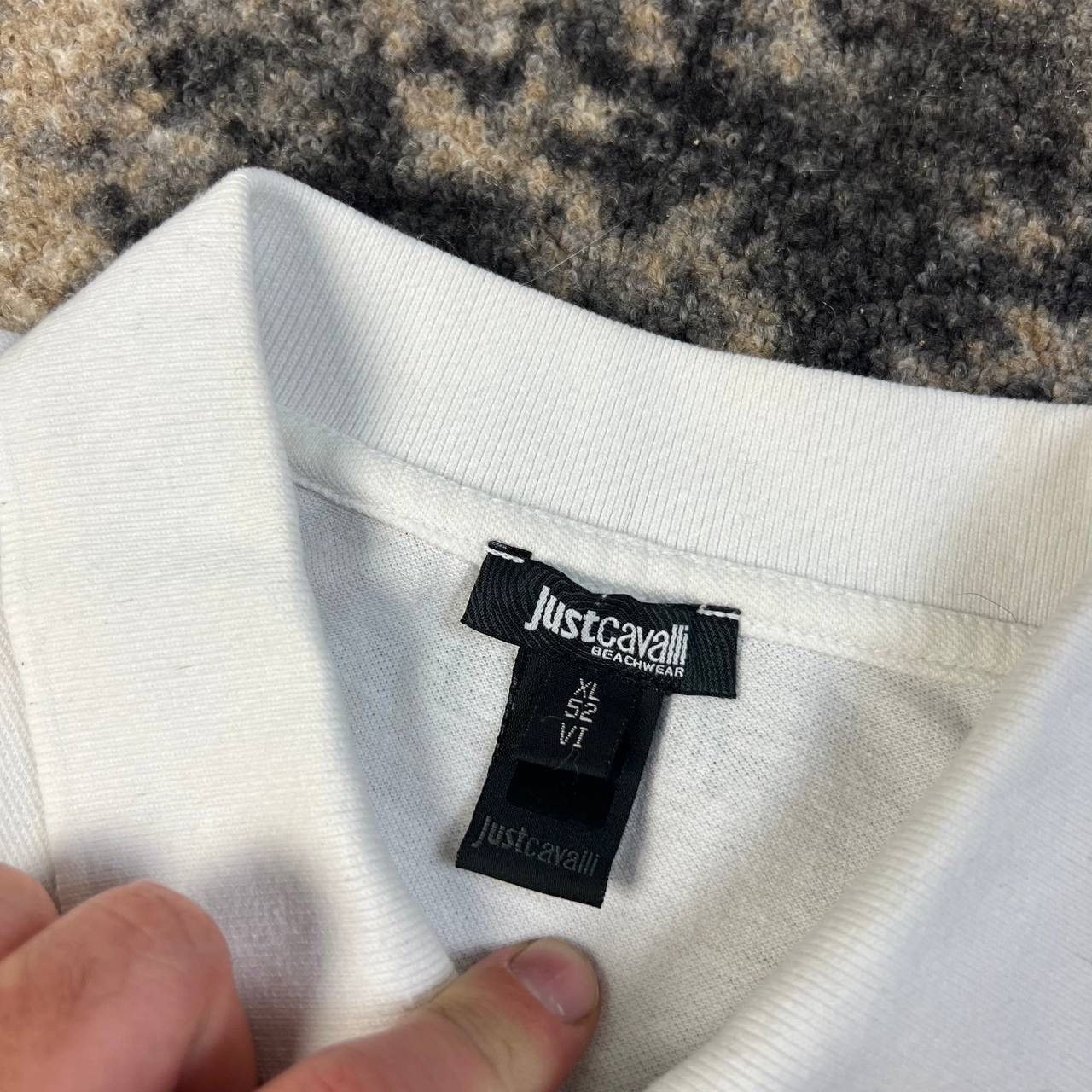 Just Cavalli Just Cavalli Mini Logo Luxury Polo T-Shirt Size US XL / EU 56 / 4 - 4 Thumbnail