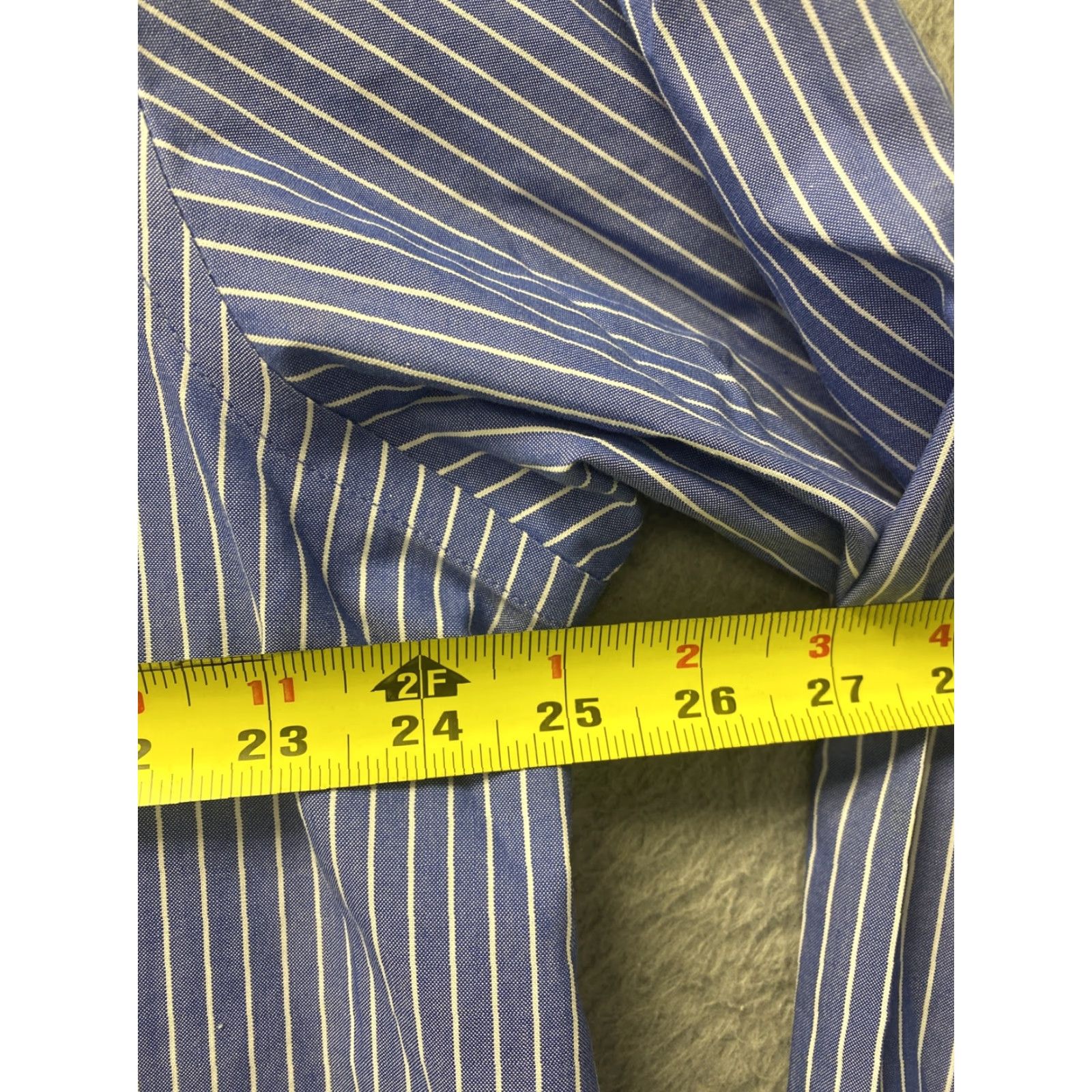 Eddie Bauer Eddie Bauer Button-Front Shirt Men XL Big & Tall Blue White Stripe Cotton /107-3 - Classic Button-Up Shirt Mens Big Tall Size XL Size US XL / EU 56 / 4 - 5 Thumbnail