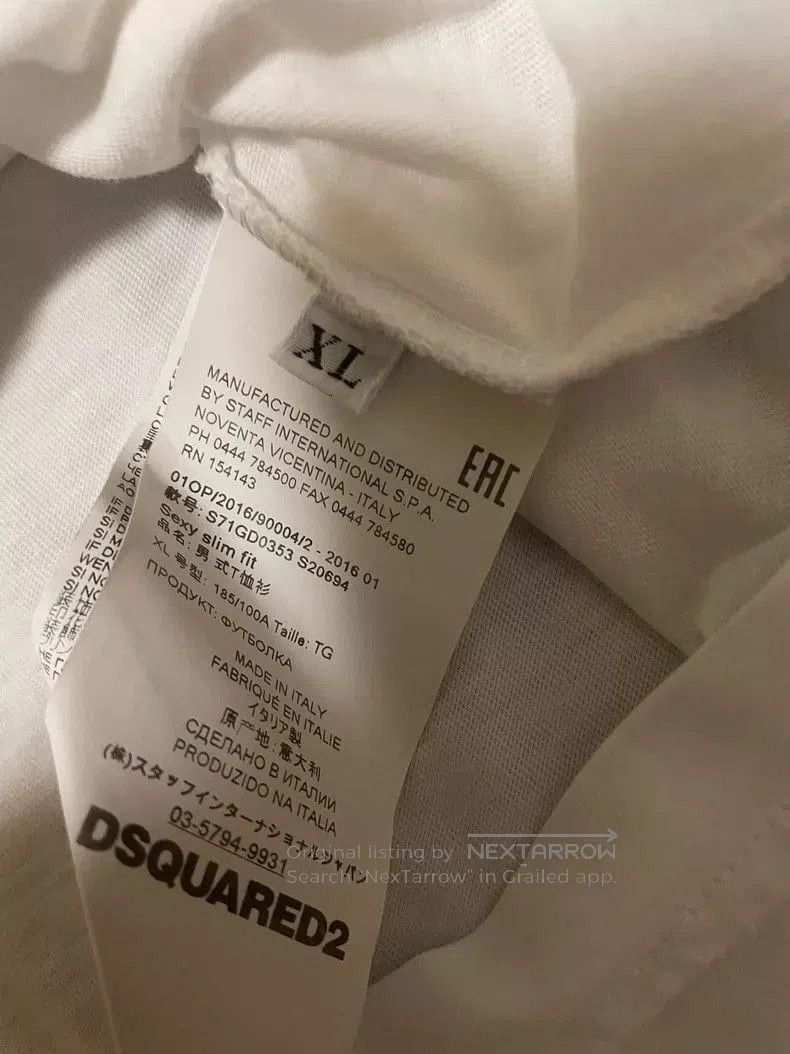 Dsquared2 DSQUARED2 Hawaiian Grunge Short Sleeve Tee. Size US XL / EU 56 / 4 - 2 Thumbnail