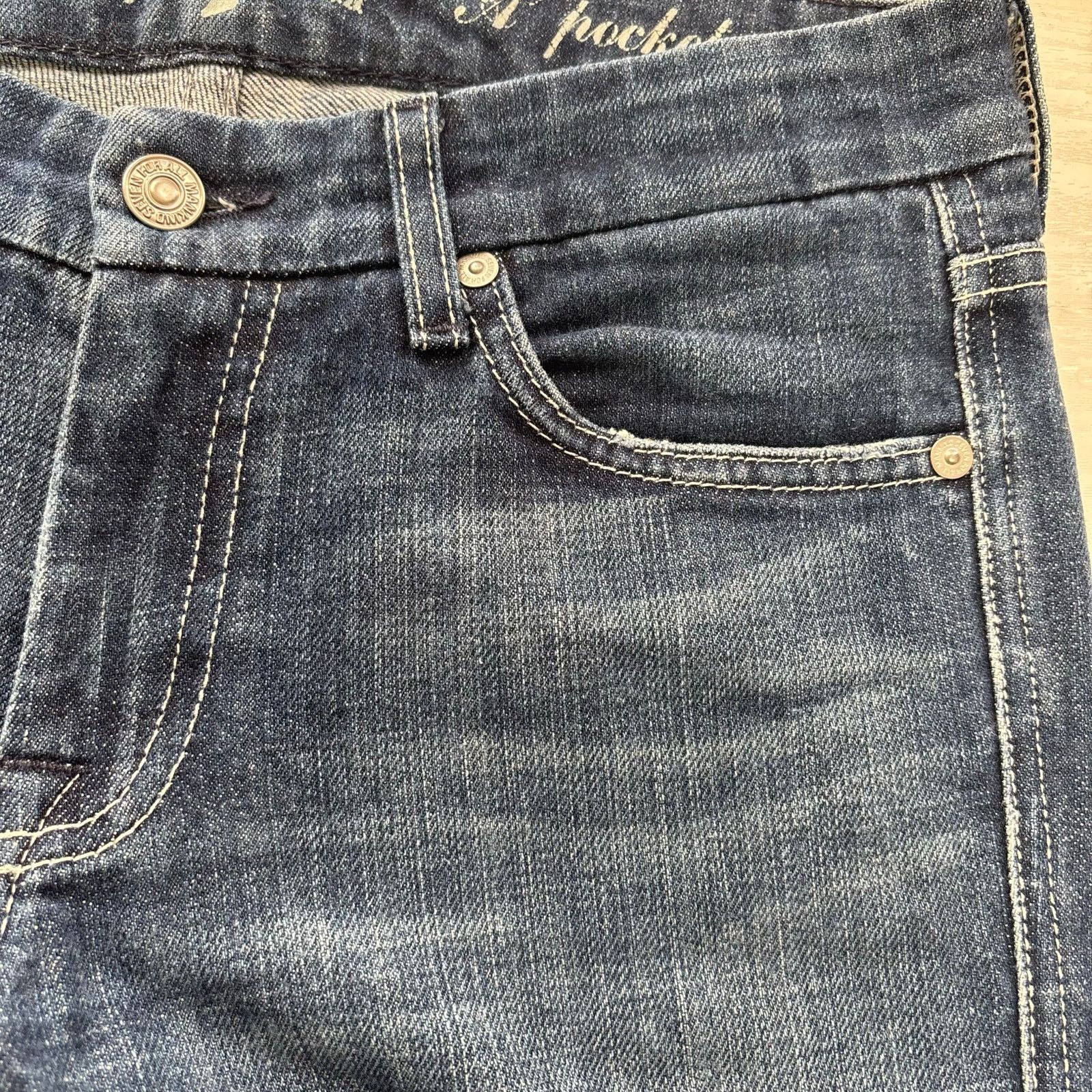 7 For All Mankind 7 For All Mankind A Pocket Bootcut Jeans EU 27 Mid-Rise Size 27" / US 4 / IT 40 - 6 Thumbnail