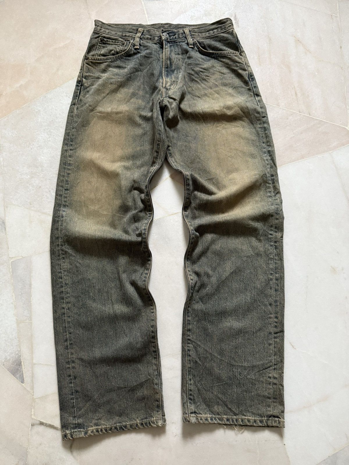Japanese Brand 2000s Vintage Edwin 445 rusty pants Size US 30 / EU 46 - 1 Thumbnail