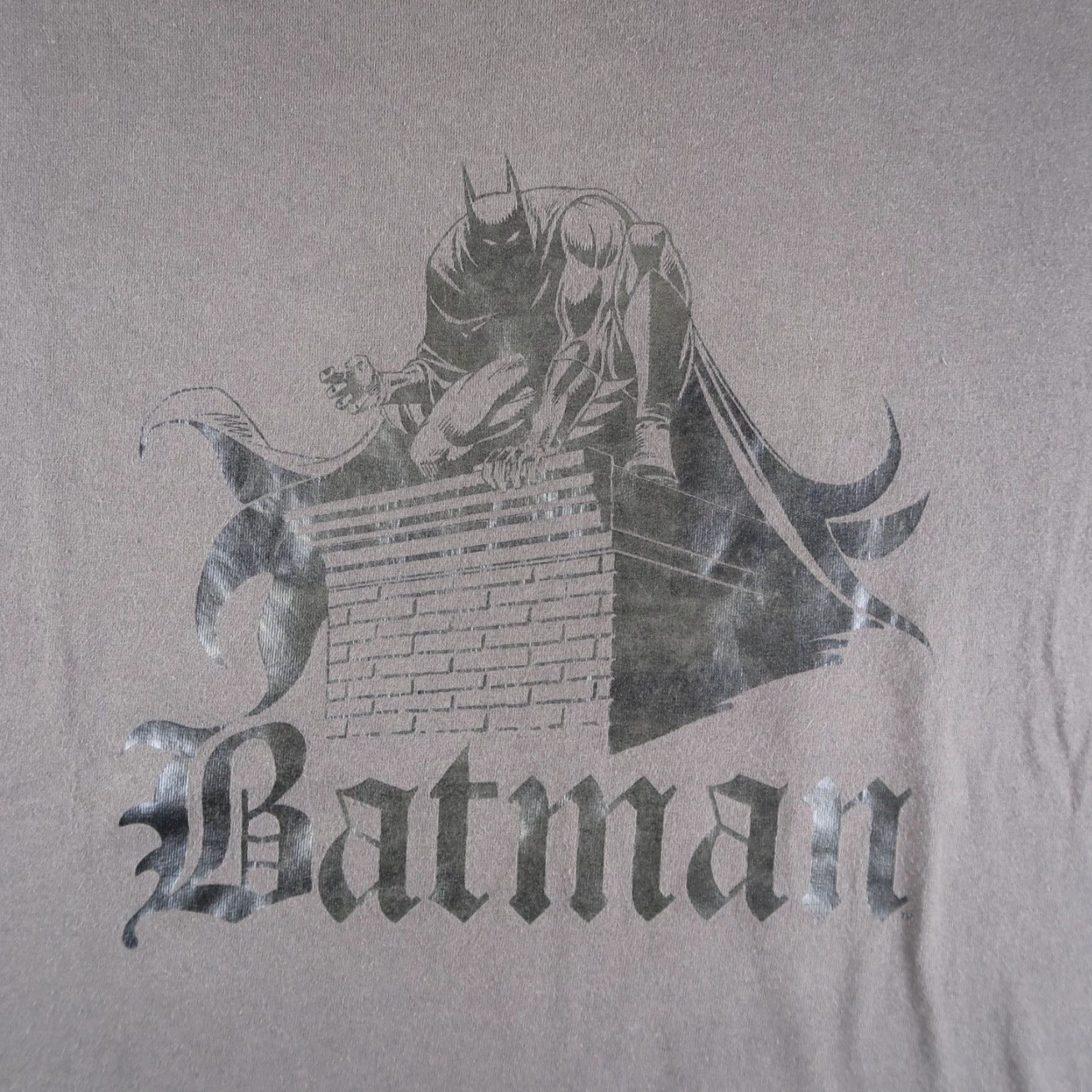 Vintage VINTAGE Batman T-Shirt Mens L Gray Logo Movie 2000s Warner Bros Shirt Short Sleeve Crew Neck Size US L / EU 52-54 / 3 - 3 Thumbnail