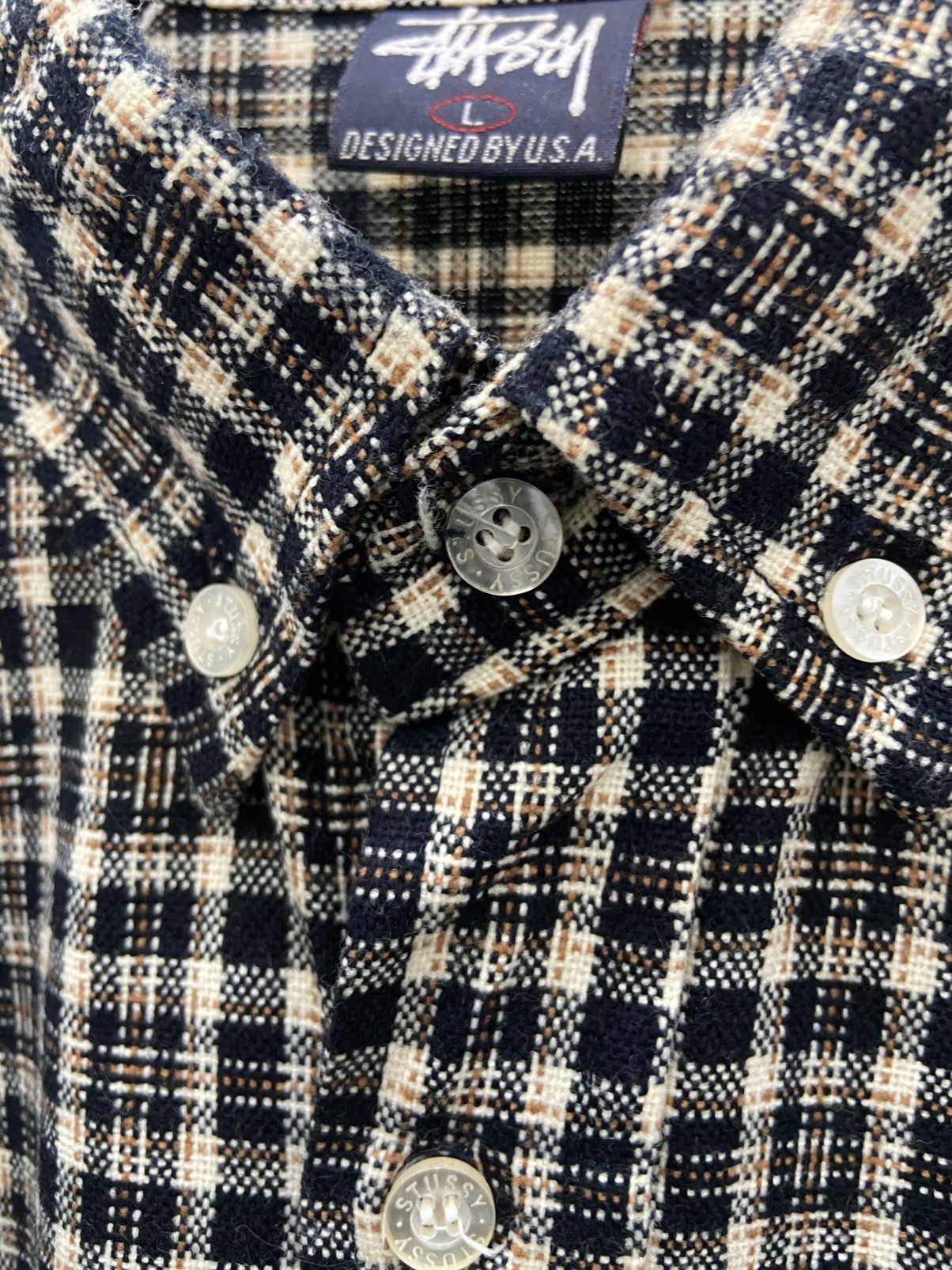 Stussy Vintage Stussy Plaid Flannel Button Up Shirt Size US L / EU 52-54 / 3 - 6 Thumbnail