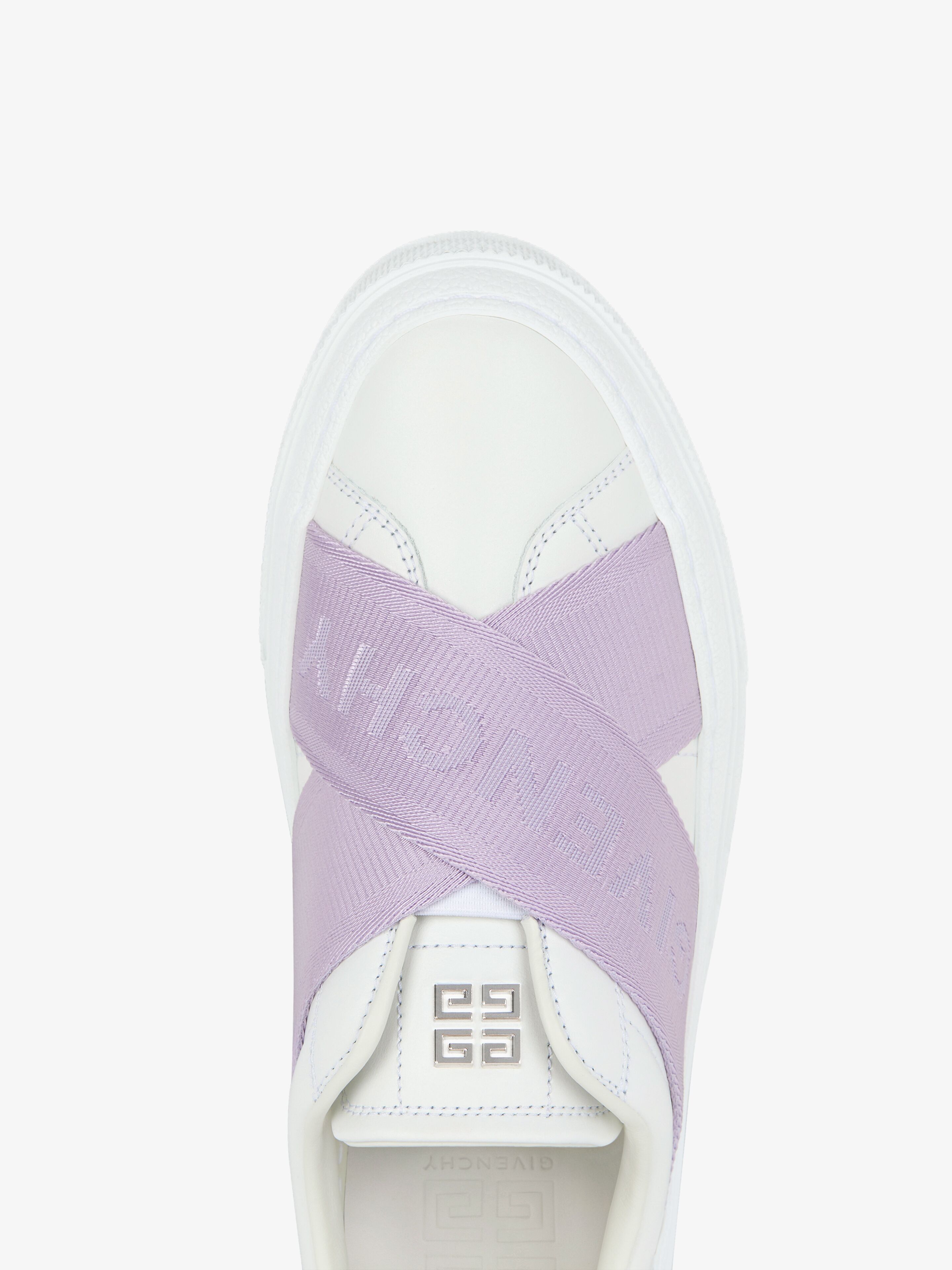 Givenchy o1srvl11e0225 City Sport Low-Top Sneakers in White/Lilac Size US 9 / IT 39 - 7 Thumbnail