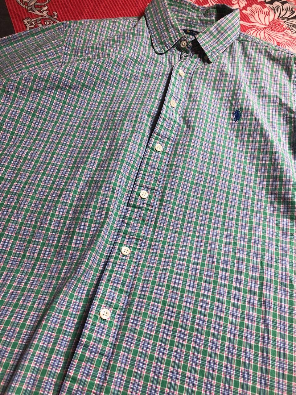 Polo Ralph Lauren × Ralph Lauren × Vintage Vintage POLO RALPH LAUREN Button Up Shirt rare 90s Size US XL / EU 56 / 4 - 10 Thumbnail