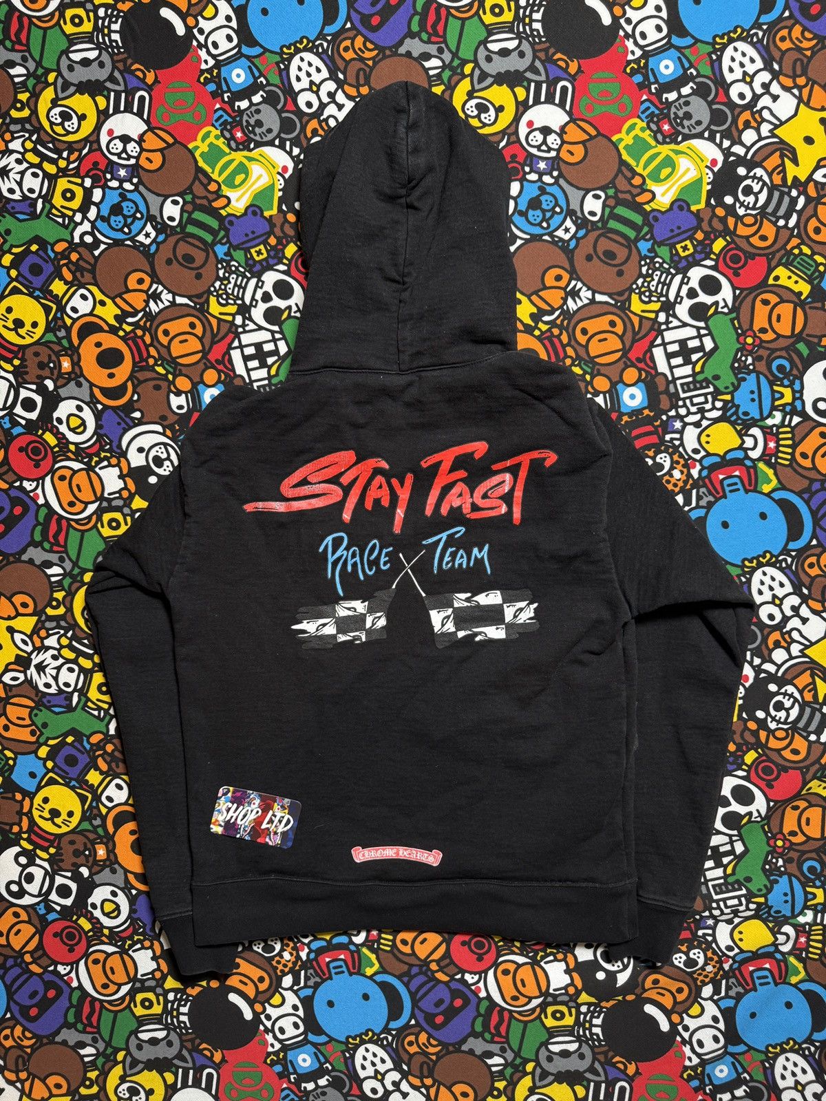Chrome Hearts Chrome Hearts Black Matty Boy Stay Fast Logo Pullover Hoodie Size US S / EU 44-46 / 1 - 1 Thumbnail
