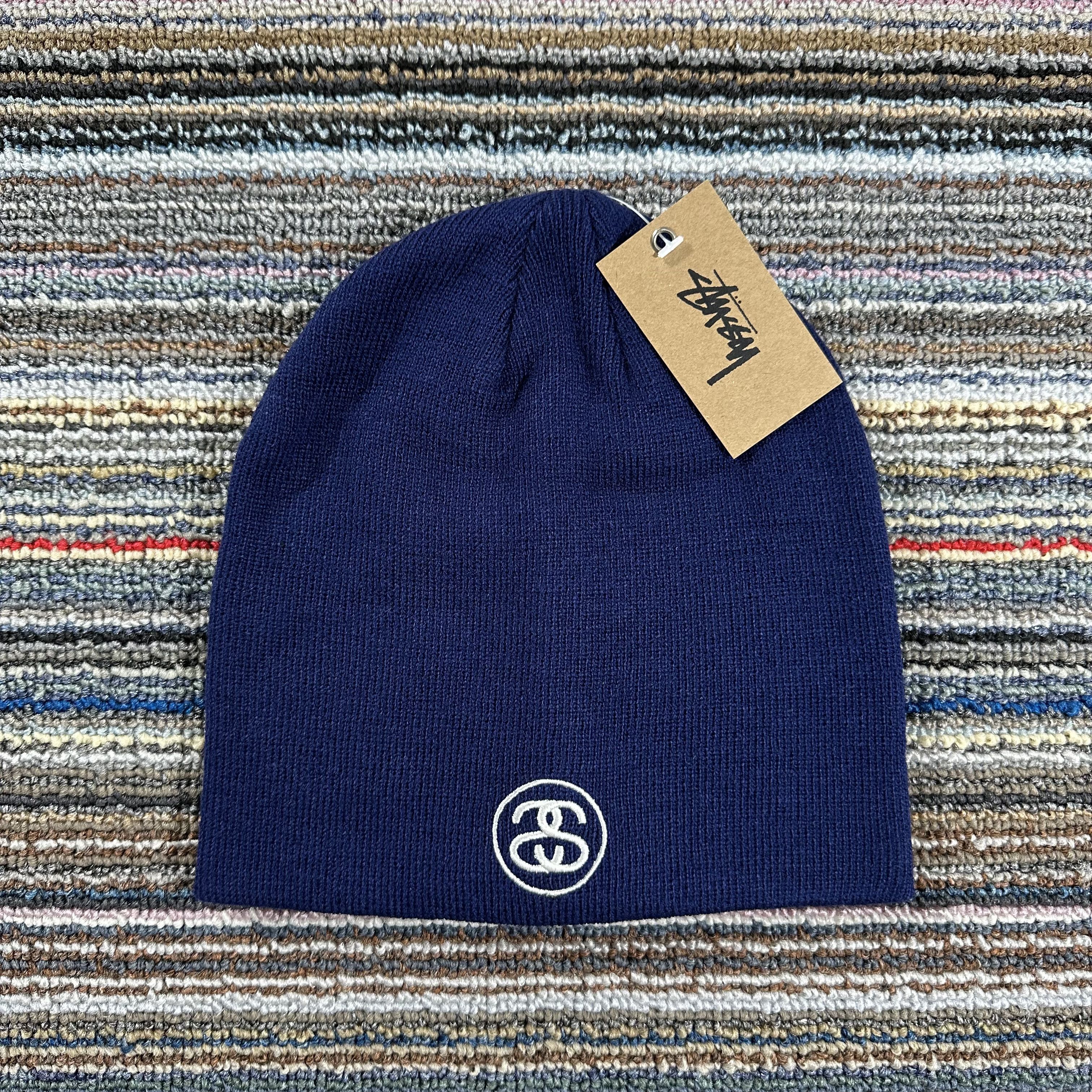 Stussy Stussy Skullcap Textured Yarn (Blue Multi) | Grailed