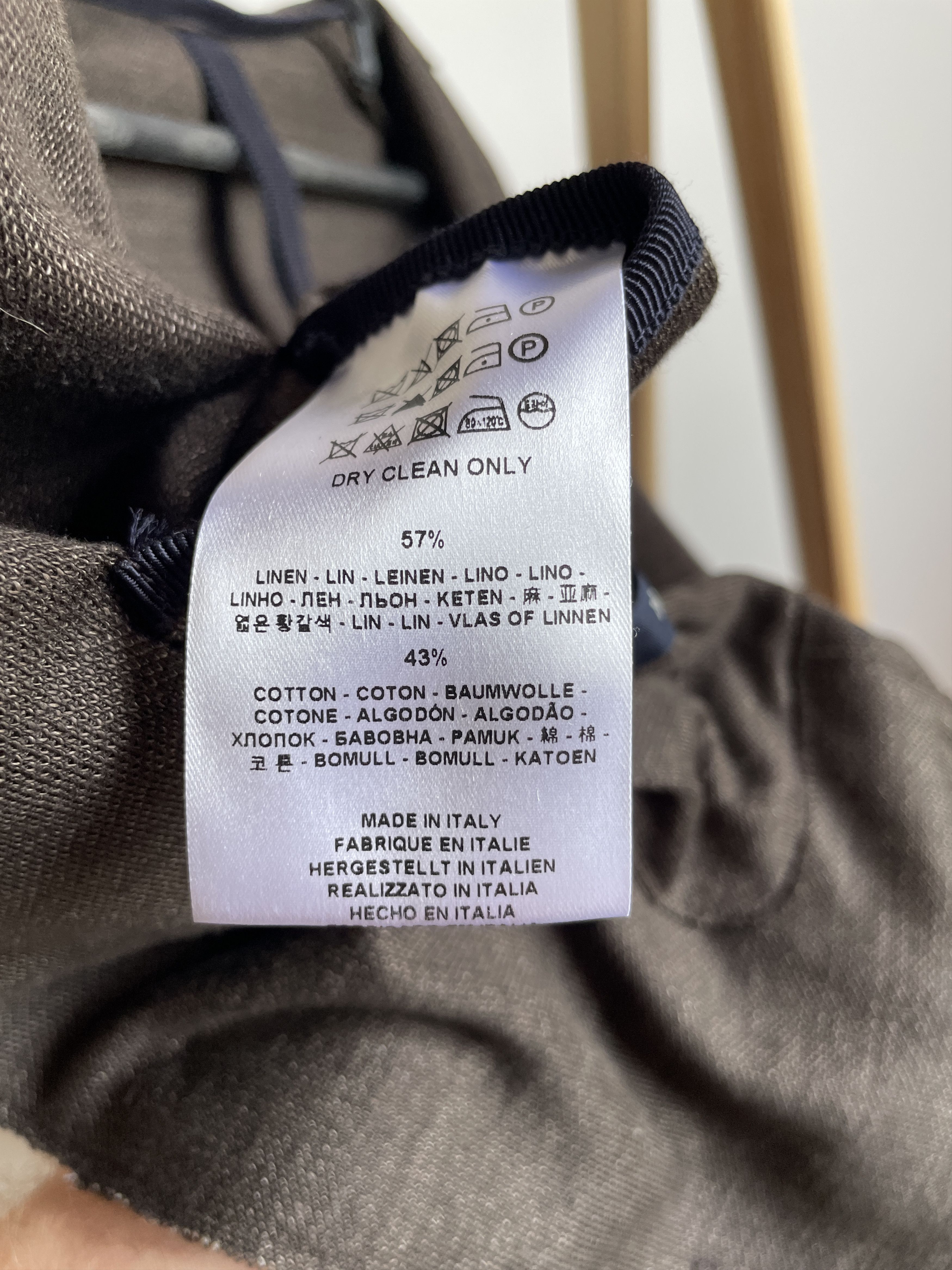 Harris Wharf London Harris Wharf London Linen/Cotton Unstructured Blazer Size 36R - 12 Thumbnail