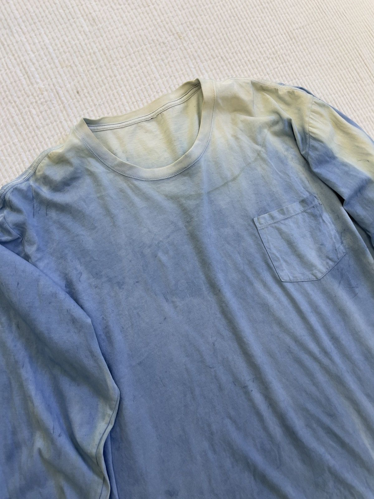 Indigo Indigo Schloppy Dyed Sunfaded Longsleeve Size US XL / EU 56 / 4 - 3 Thumbnail