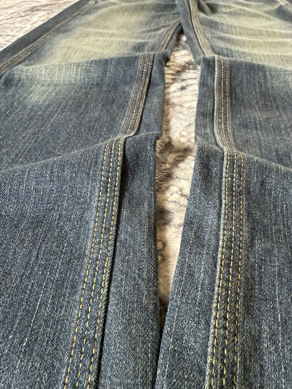 Japanese Brand JohnBull Japan Carpenter Wide Leg Flared Jeans Size US 29 - 13 Thumbnail