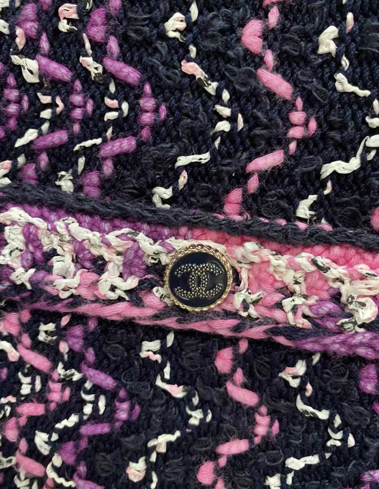 Chanel Chanel F34 Classic Fringe Colorful Woven Knit Cardigan J33 Size XXS / US 00 / IT 34 - 4 Thumbnail