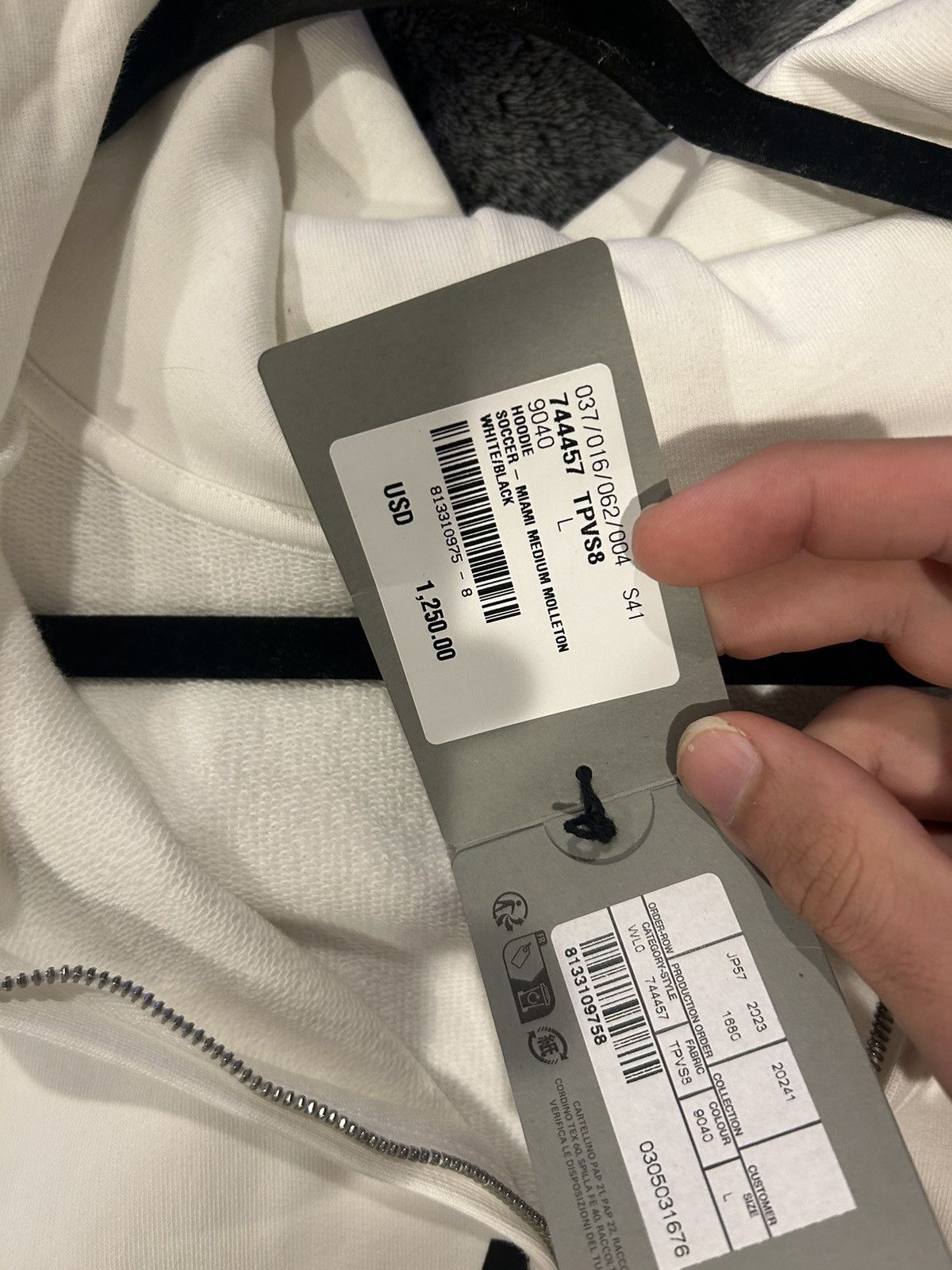 Balenciaga Balenciaga soccer capsule Miami hoodie Size US L / EU 52-54 / 3 - 9 Thumbnail