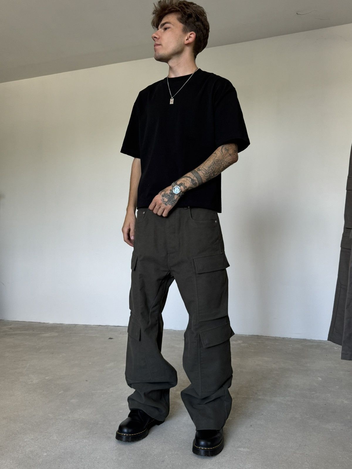 Rick Owens FW25 Rick Owens Double Cargo Pants Size US 32 / EU 48 - 6 Thumbnail