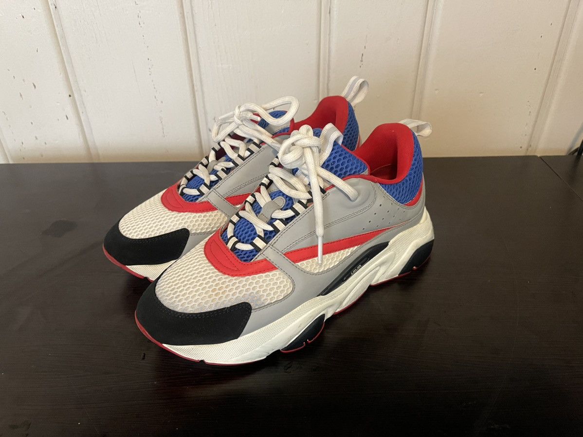 Dior Dior B22 'Grey Red Blue' Size US 8.5 / EU 41-42 - 3 Thumbnail