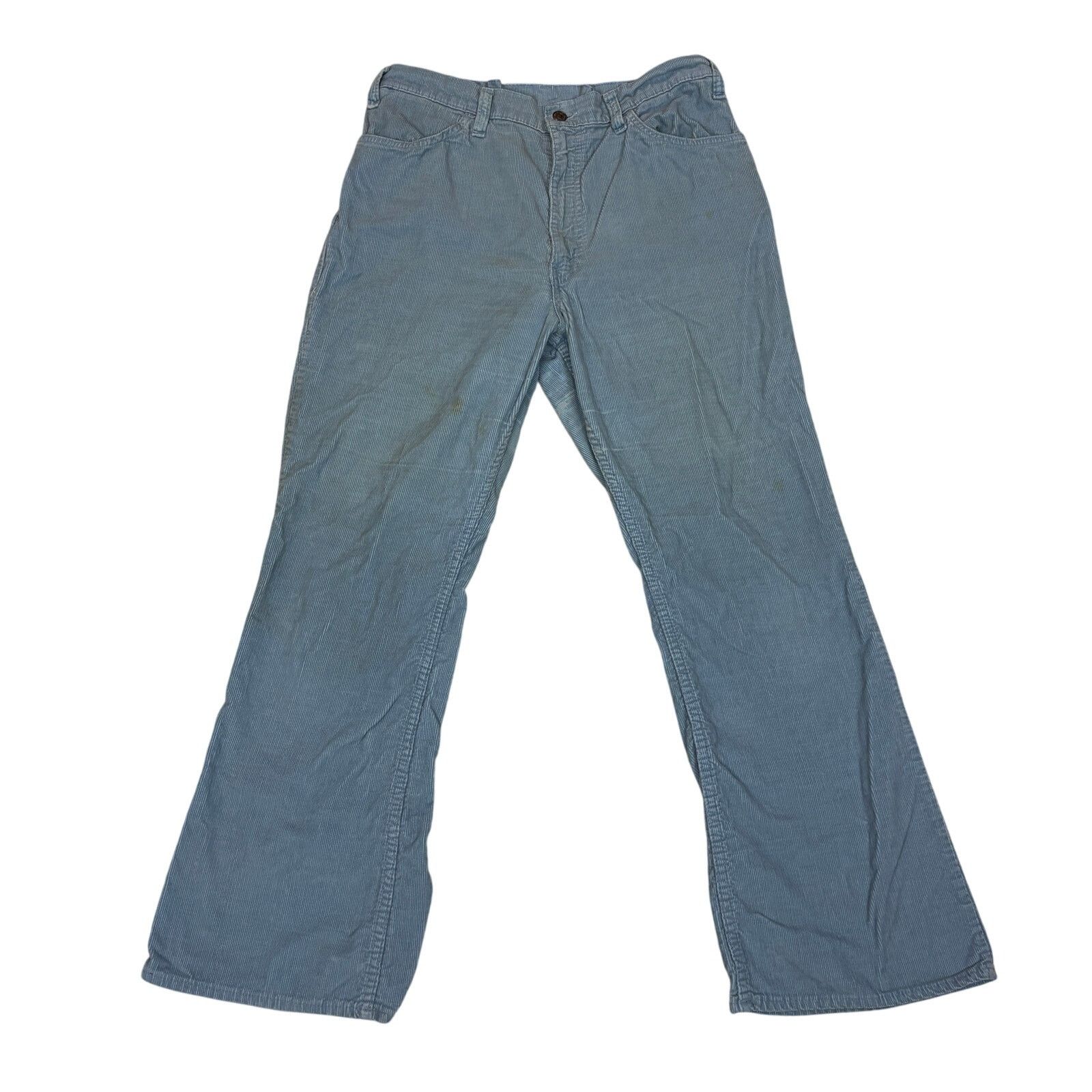Vintage 70s 80s Levi's 646 Corduroy Flare Pants 32x29