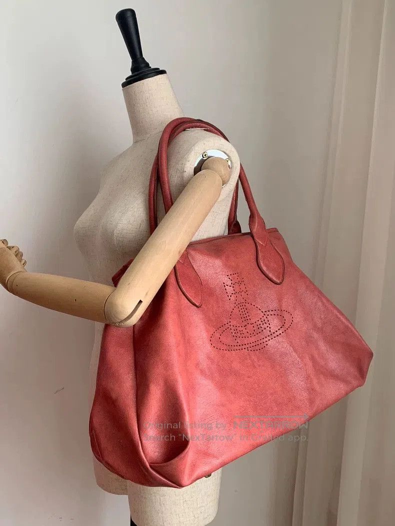 Vivienne Westwood Vivienne Westwood Red Saturn Tote Bag . Size ONE SIZE - 2 Thumbnail