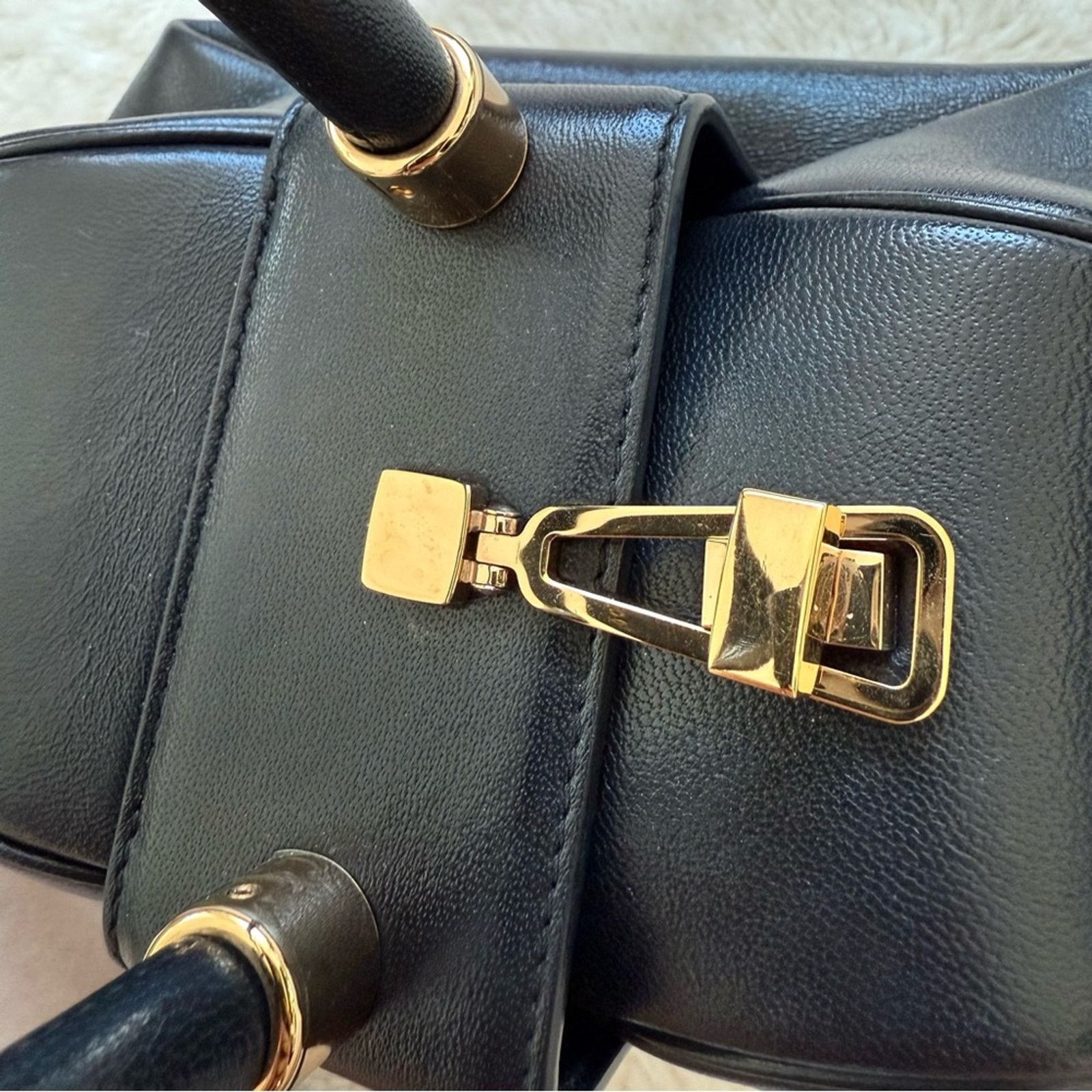 Gabriela Hearst Gabriela Hearst Nina Black Nappa leather Authentic 3200$ Size ONE SIZE - 4 Thumbnail