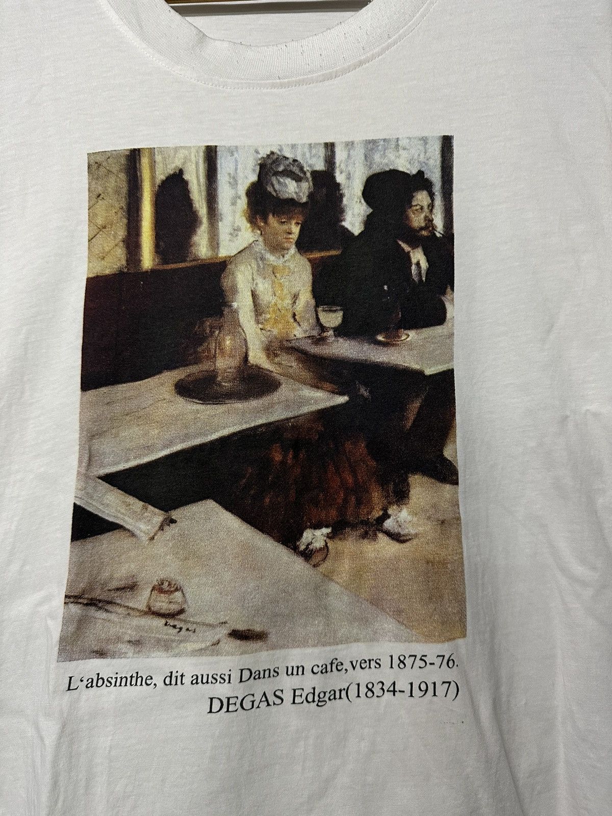 Arts & Science × Vintage Vintage 90s Artwork Degas Edgar Cafe Tee Size US L / EU 52-54 / 3 - 2 Thumbnail