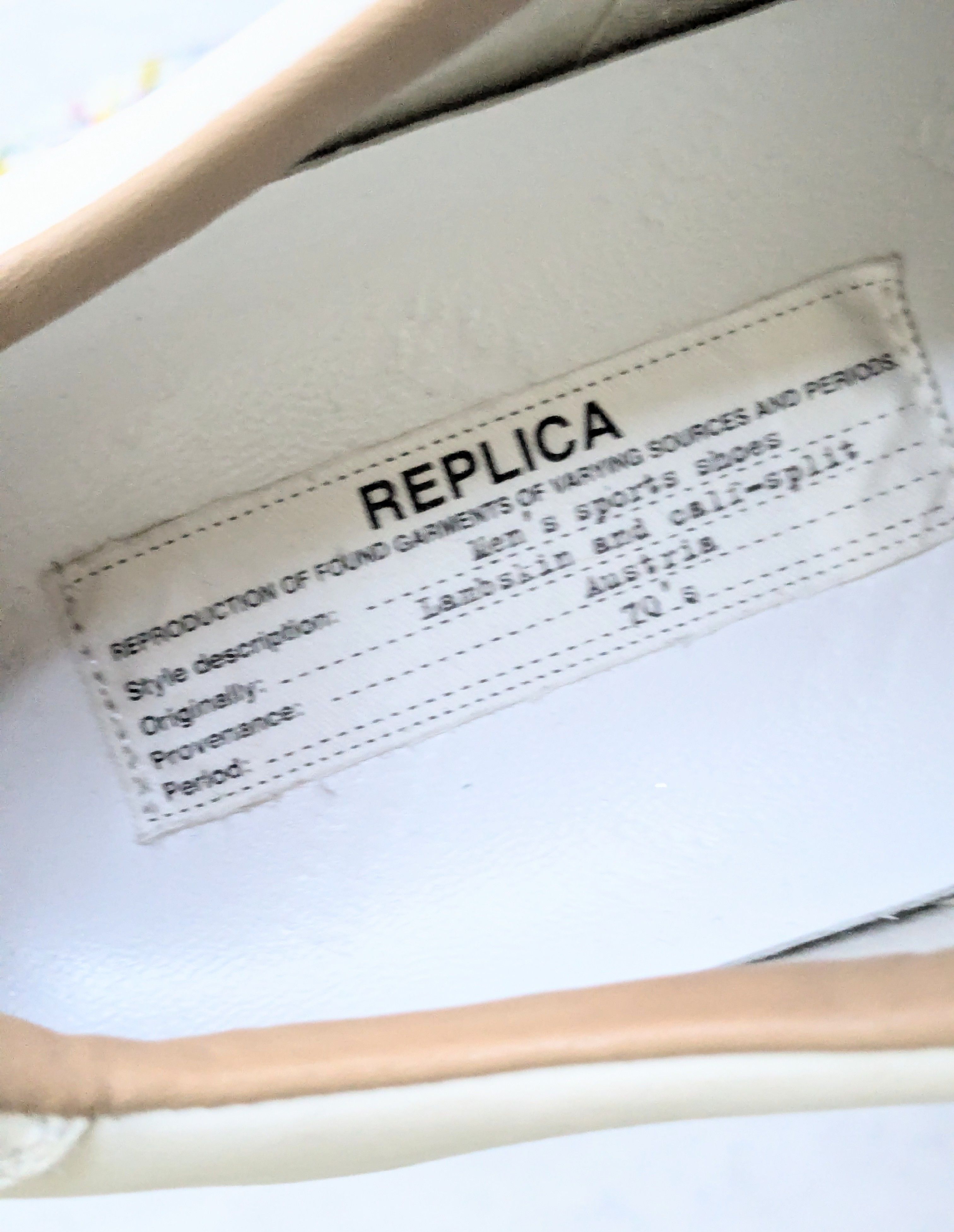 Maison Margiela Maison Margiela Gat Replica White Paint Splatter 11 44 Size US 11 / EU 44 - 6 Thumbnail