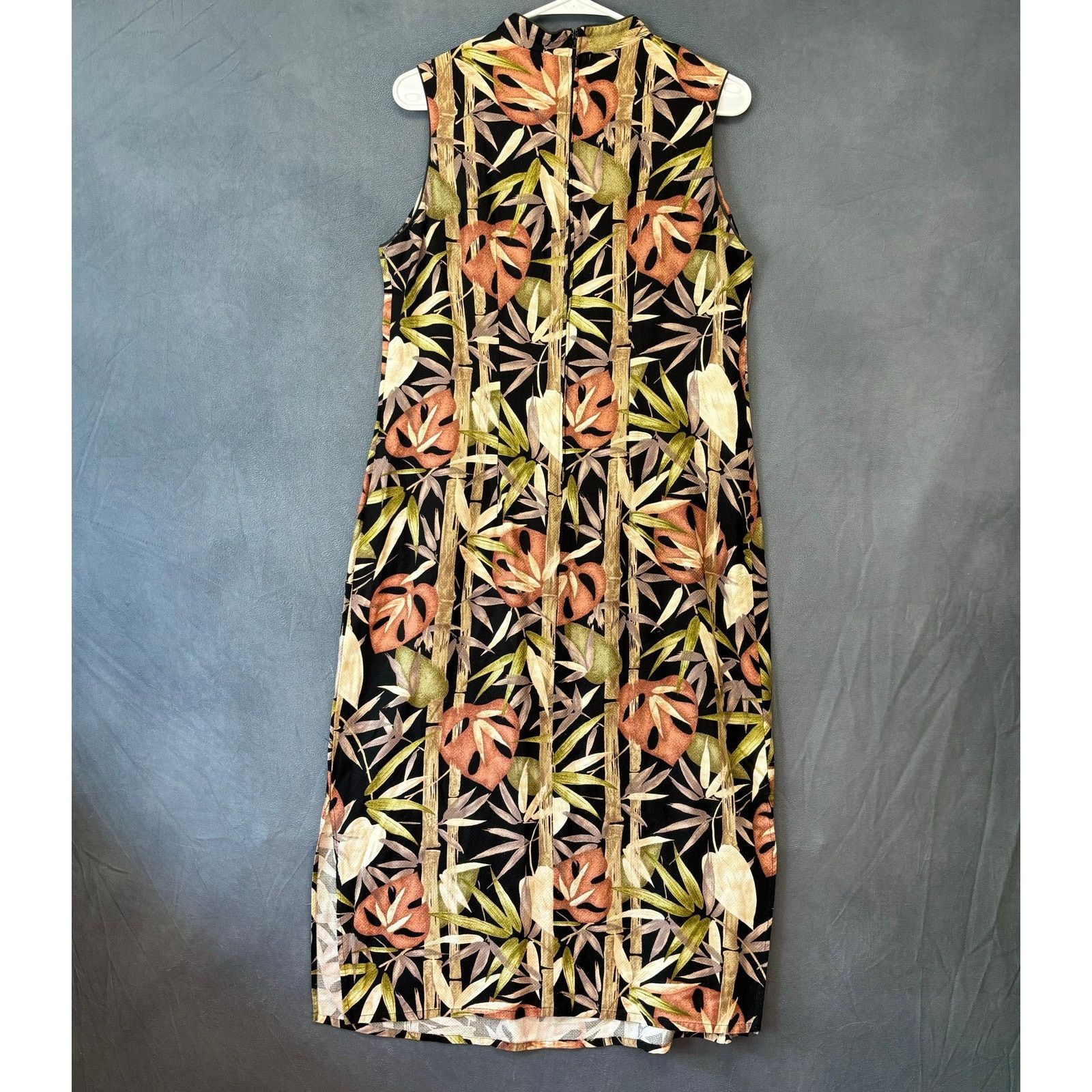 Other Island Moments Dress by Emma Bamboo Print Large Sleeveless Size L / US 10 / IT 46 - 2 Thumbnail