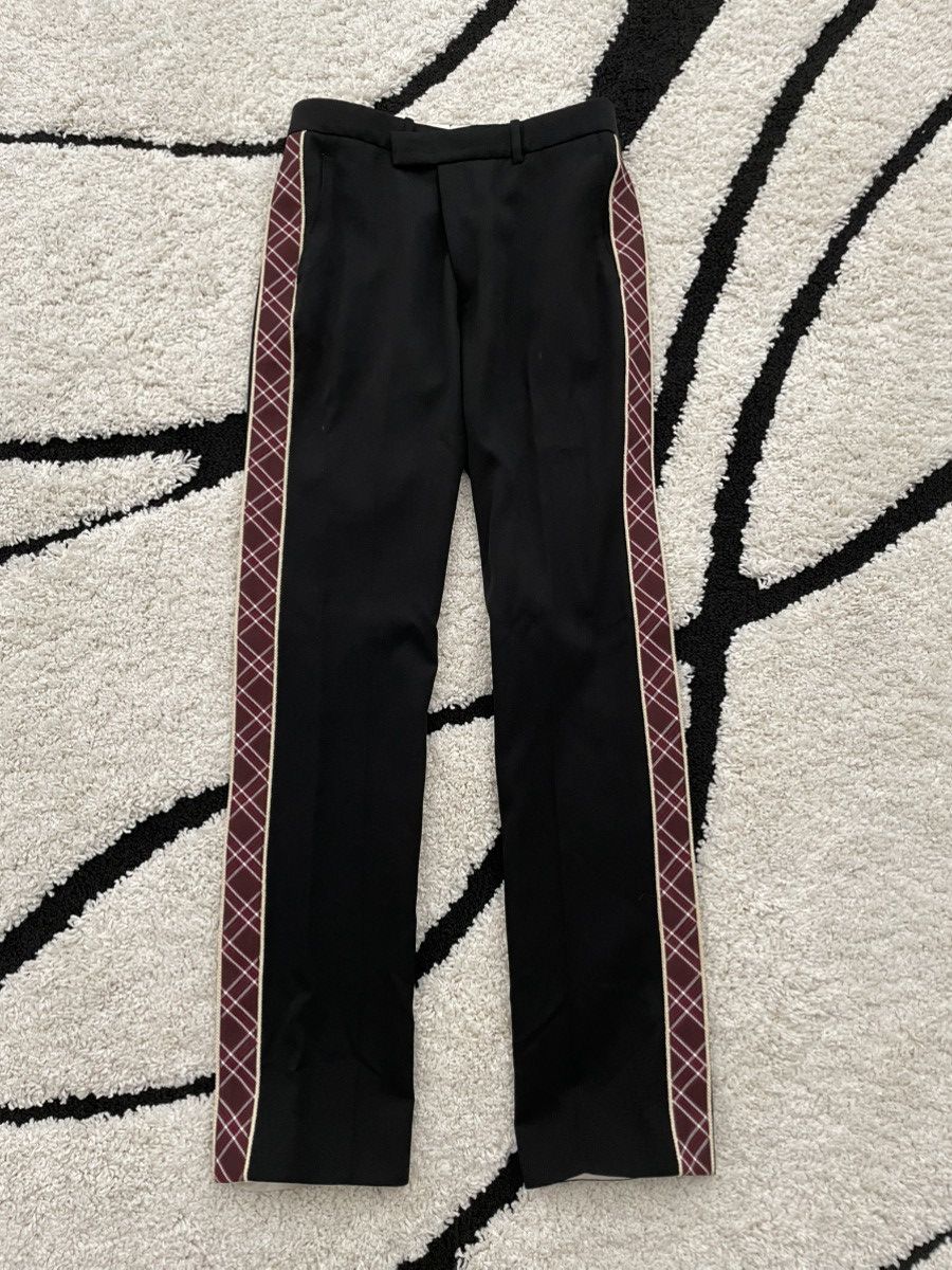   205W39NYC スラックス　raf simons CALVIN KLEIN 205W39NYC Raf Simons black distressed satin