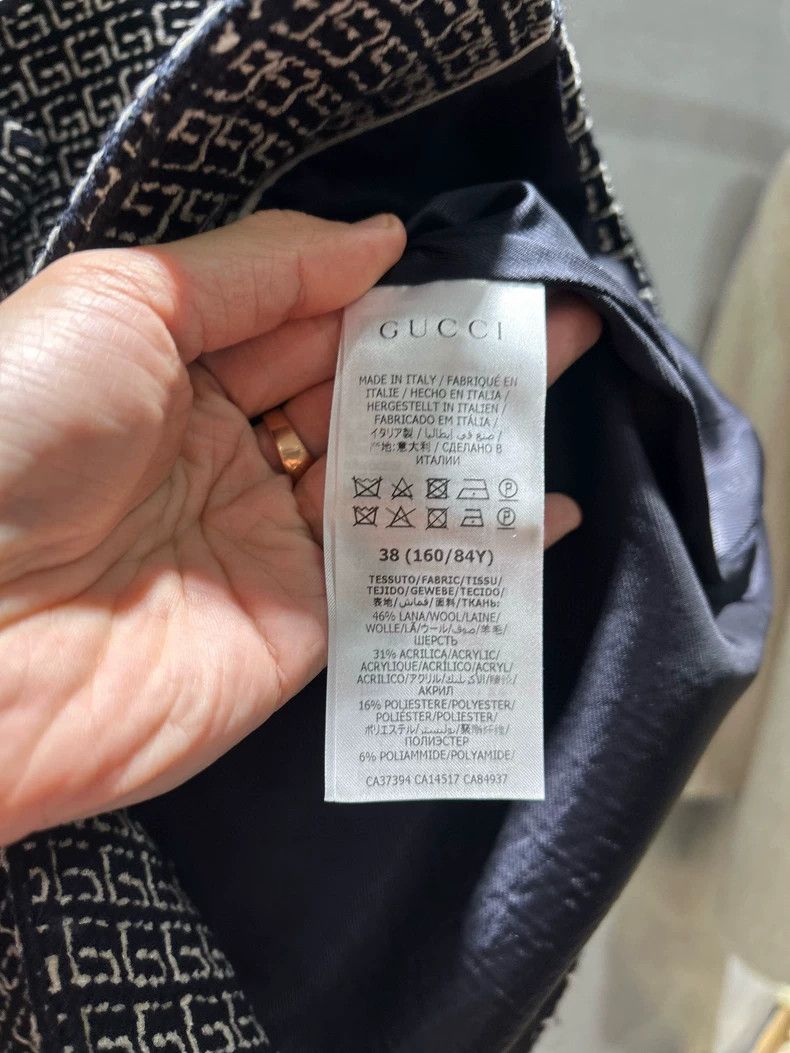 Gucci Gucci Size 38 Full G letter logo wool jacket 2503-Nextarrow Size US S / EU 44-46 / 1 - 5 Thumbnail