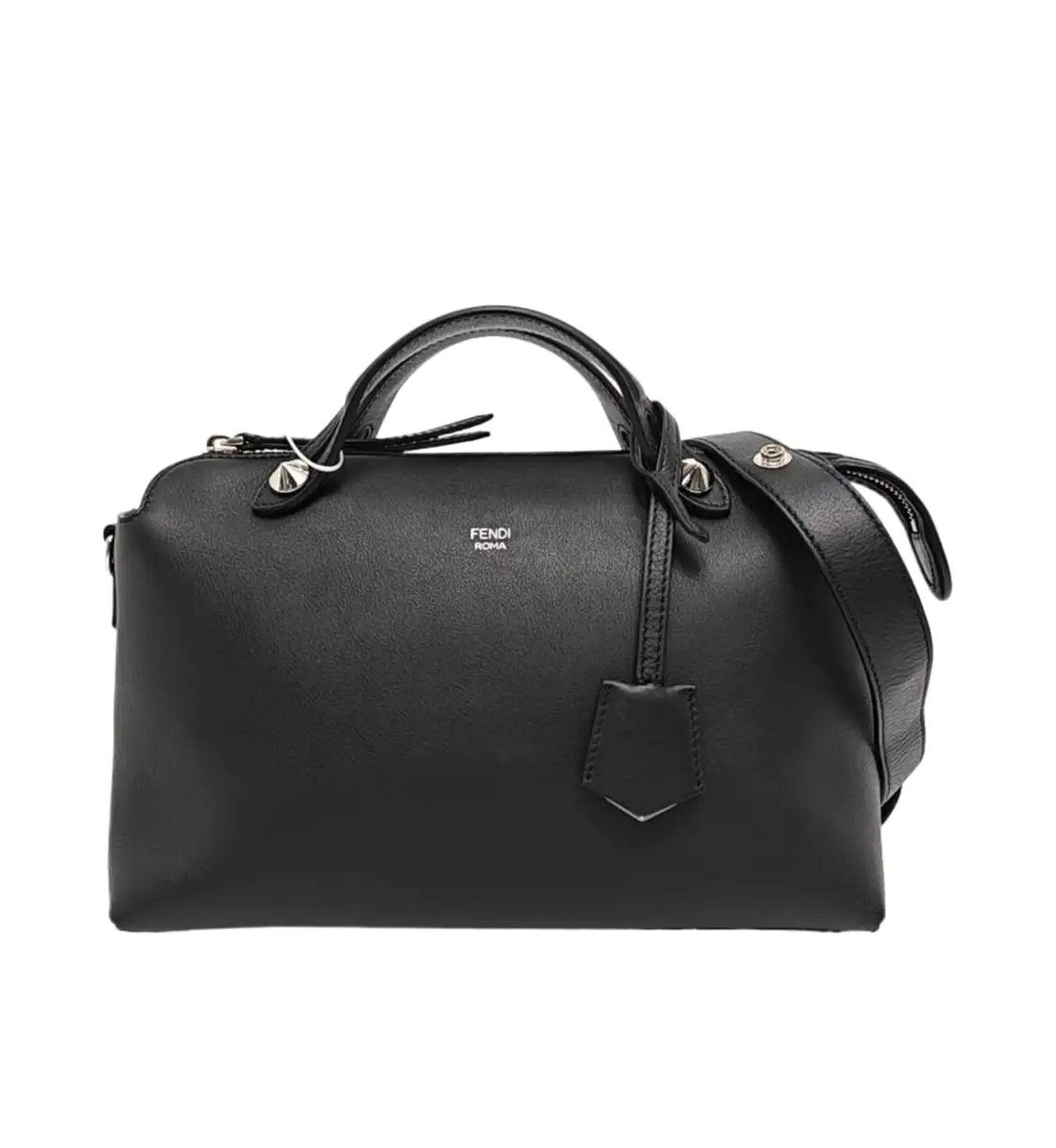 Fendi FENDI By The Way Medium black cowhide leather crossbody bag handbag shoulder bag Size ONE SIZE - 1 Thumbnail