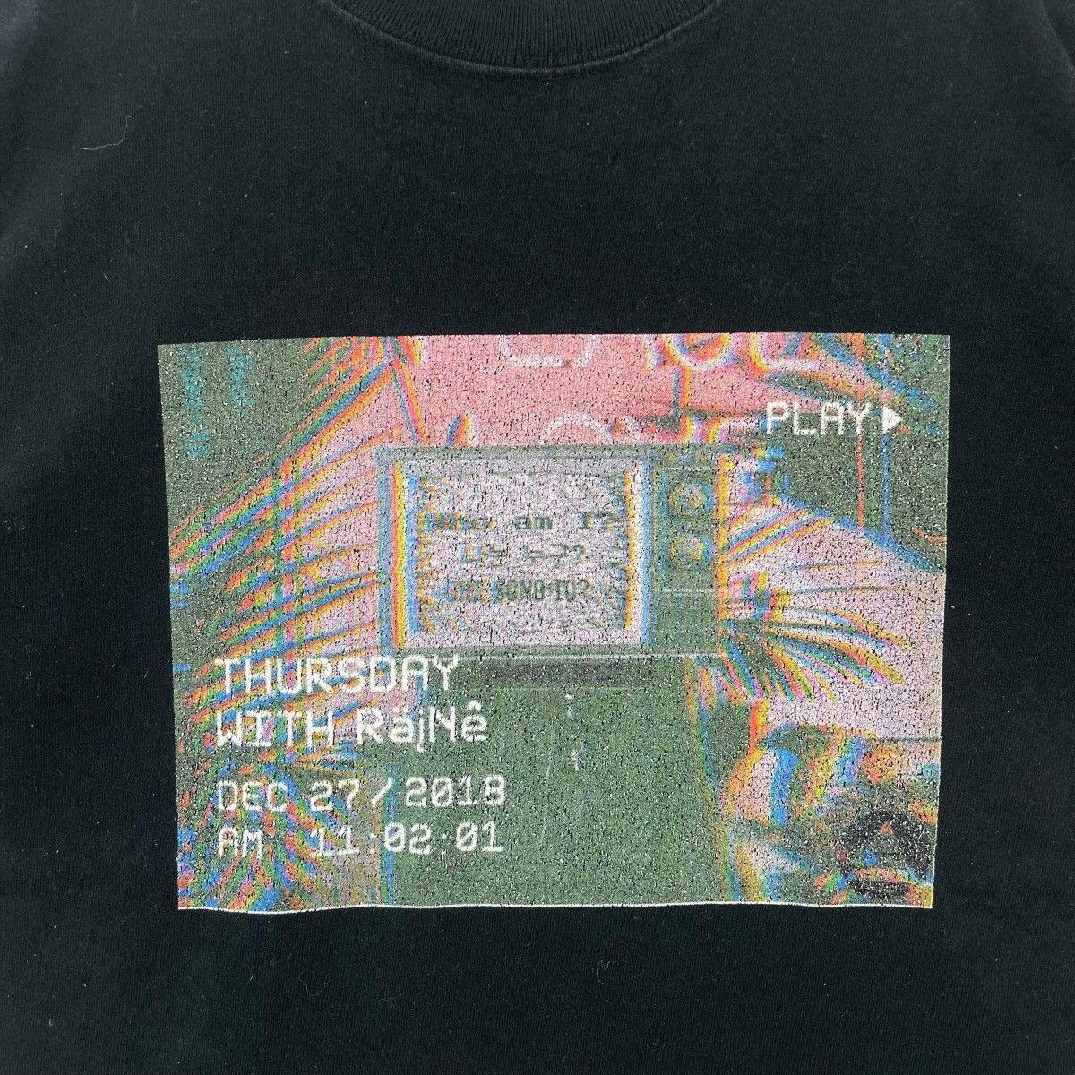 Japanese Brand × Vintage Thursday With Raine Graffiti Art Tshirt Size US M / EU 48-50 / 2 - 3 Thumbnail