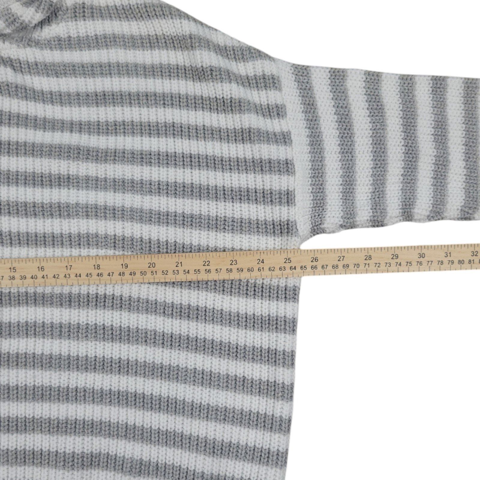 Other Womens XL Time and Tru grey-white boyfriend oversized hooded Size XL / US 12-14 / IT 48-50 - 9 Thumbnail