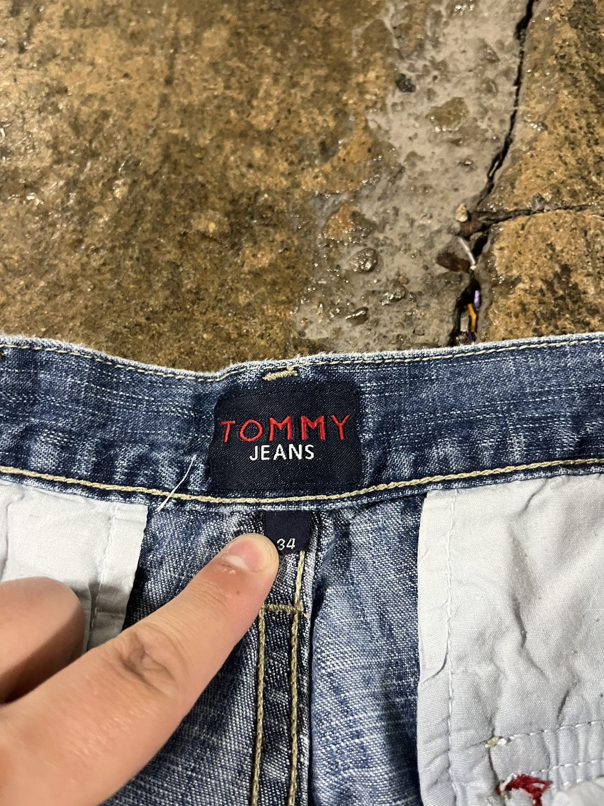 JNCO × Tommy Hilfiger × Vintage Crazy Y2K Tommy Hilfiger Cargo Jorts Skater Baggy Shorts Size US 34 / EU 50 - 7 Thumbnail