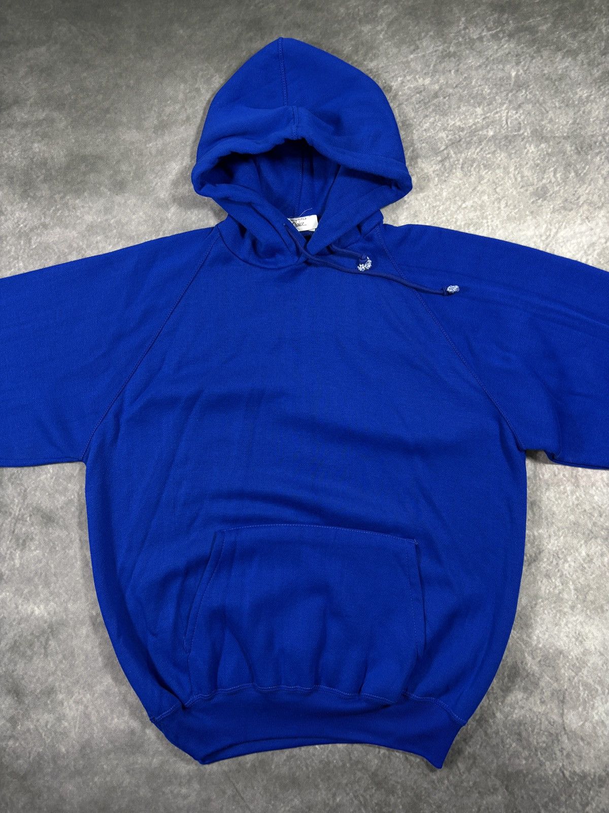 Vintage 1980s Hoodie Vintage Blank Sweatshirt Pullover Raglan Champ Size US M / EU 48-50 / 2 - 8 Thumbnail