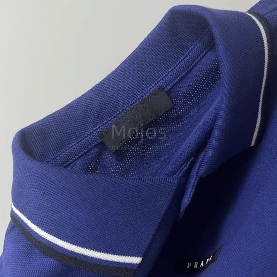 Prada Prada Logo Tag White Line Polo-2508 Size US M / EU 48-50 / 2 - 5 Thumbnail