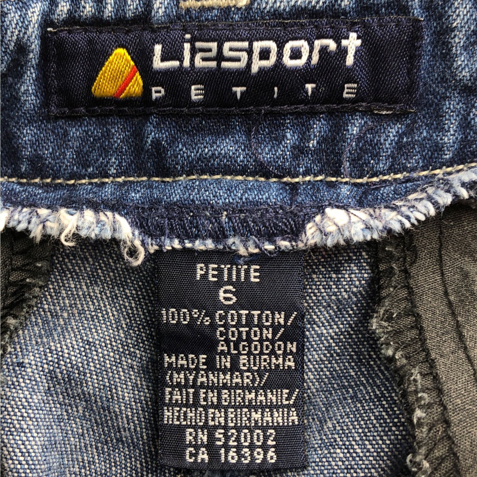 Vintage 90s Liz Claiborne pleated trouser jeans 1990s vintage Size 28" / US 6 / IT 42 - 4 Thumbnail